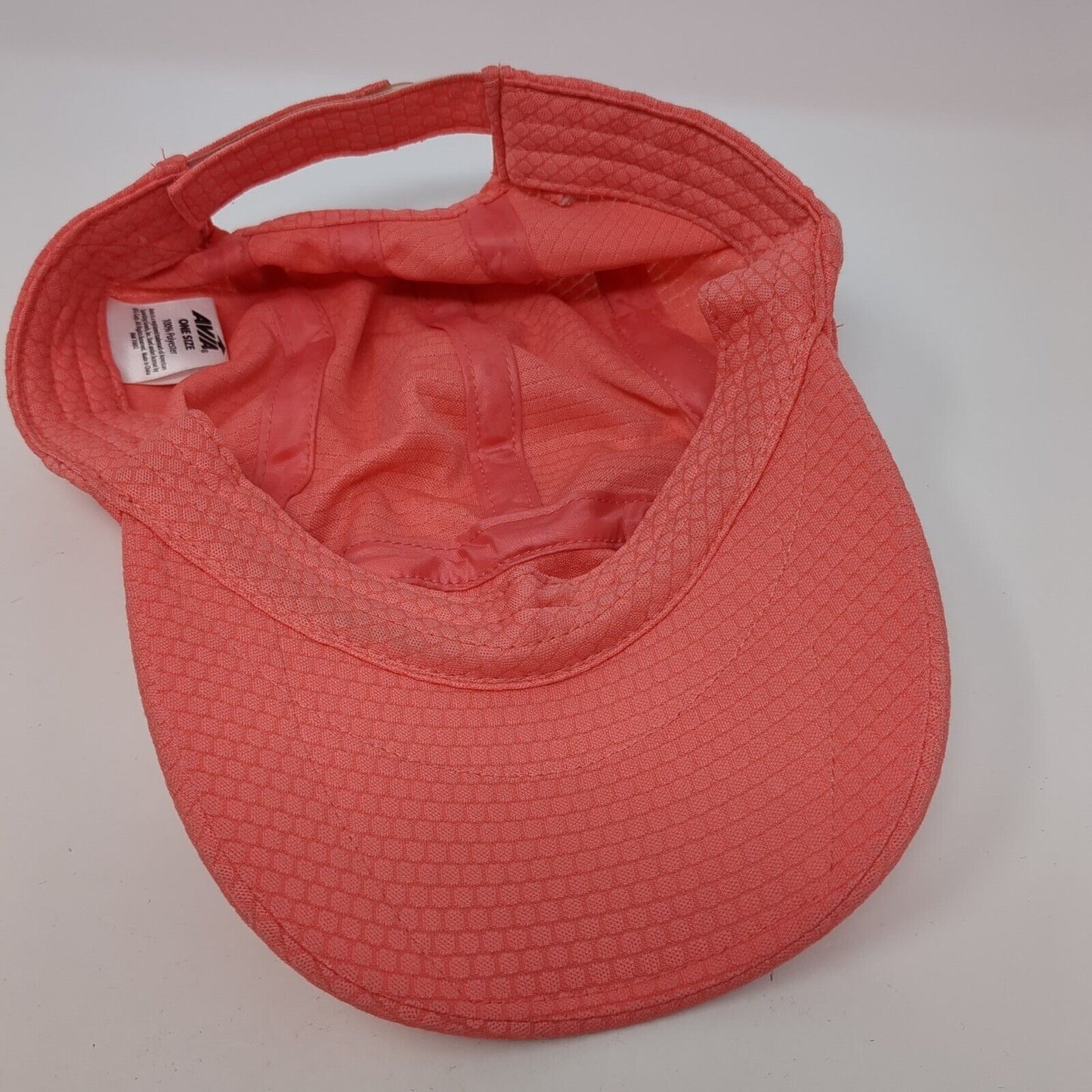 Avia 5 Panel Cap Pink One Size Adjustable Lightweight Breathable Polyester
