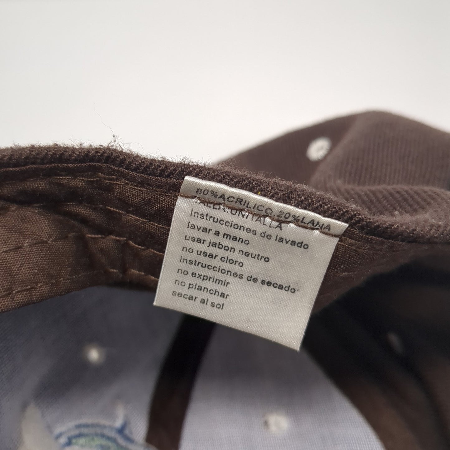 Ensenada Mexico Strapback Baseball Cap Brown One Size Adjustable Embroidered
