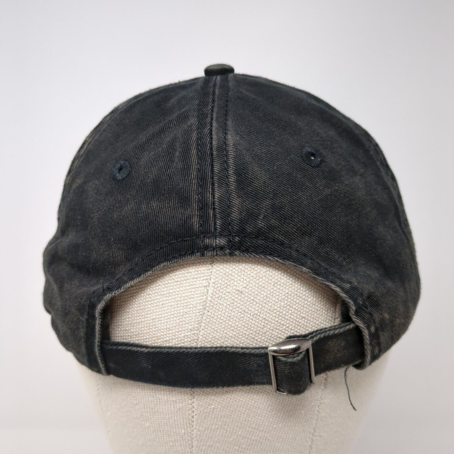 Hang Loose Slideback Hat Black One Size Adjustable Embroidered Solid
