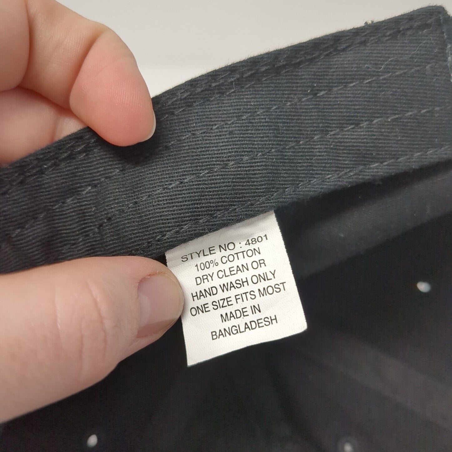 #MamaJoTurnsSevenOh Slideback Baseball Cap Black One Size Adjustable Embroidered