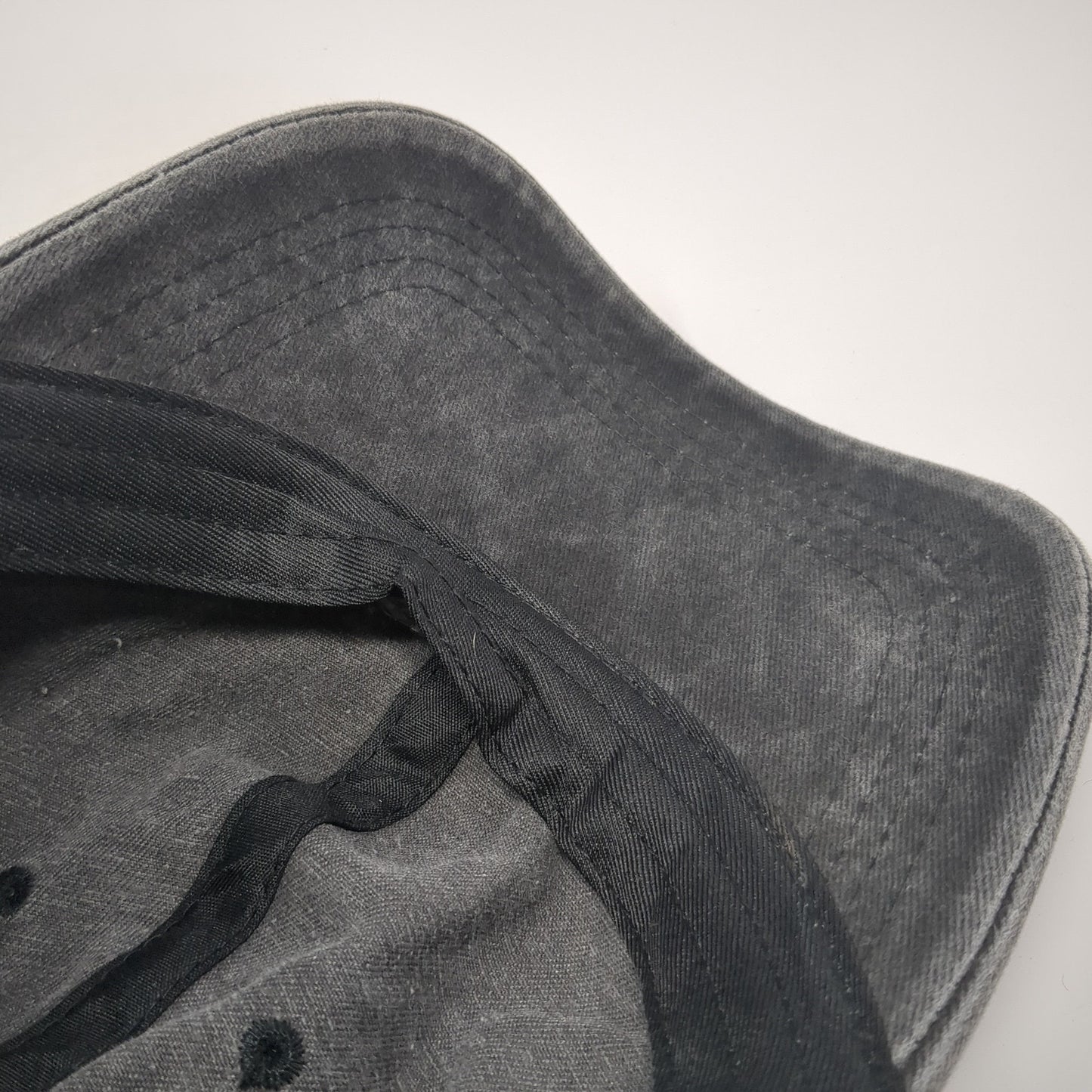 Chicken Mama Slideback Hat Gray One Size Adjustable Solid Outdoor