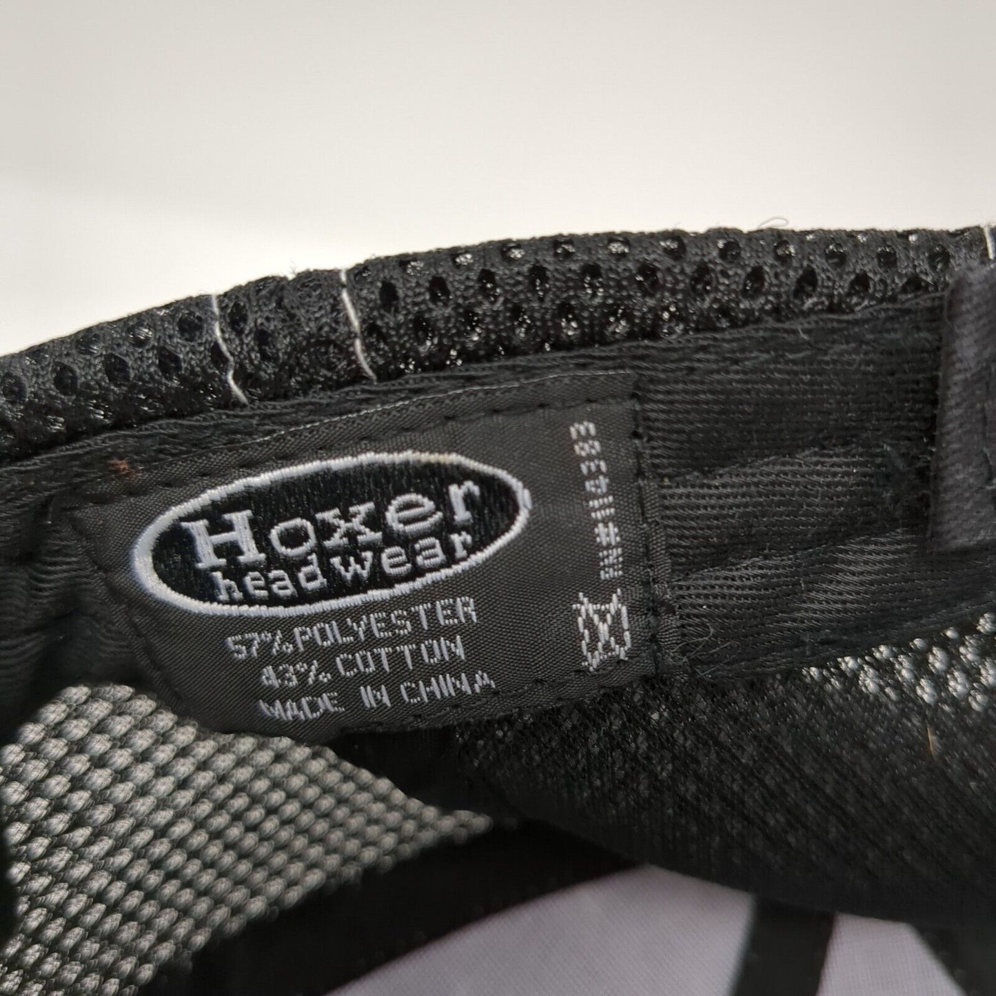 Idaho Concrete Company Strapback Mesh Back Hat Black One Size 6 Panel