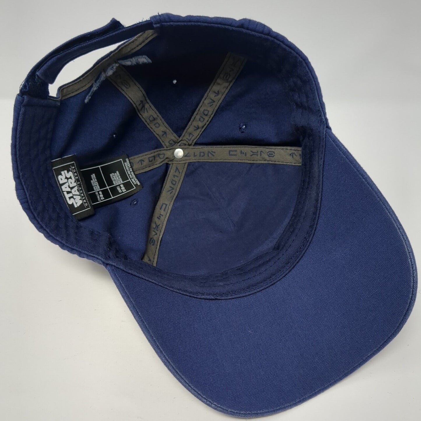 Star Wars Galaxy's Edge Strapback Hat Blue 57-59cm Adjustable Embroidered Cotton