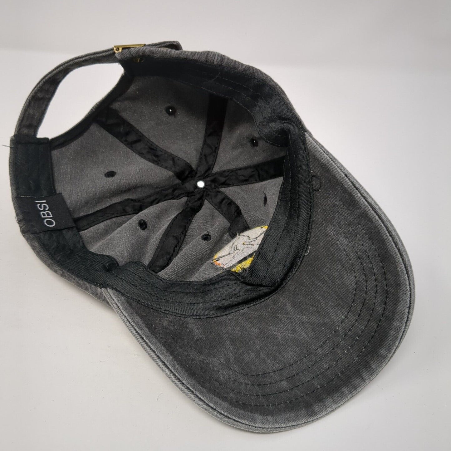Social Distance Champion Slideback Hat Gray One Size Adjustable Embroidered OBSI