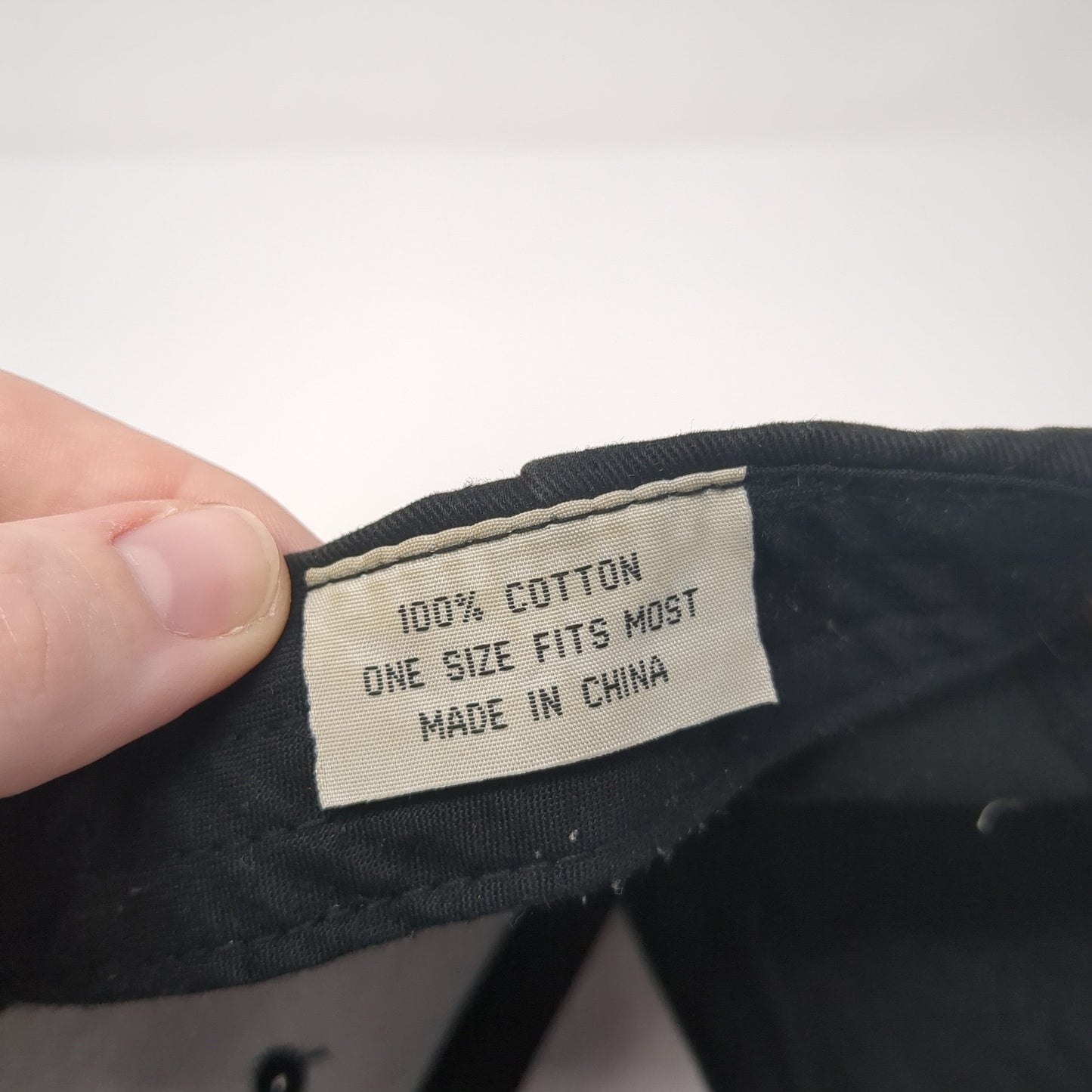 Honda Logo Slideback Hat Black One Size Adjustable Solid Embroidered