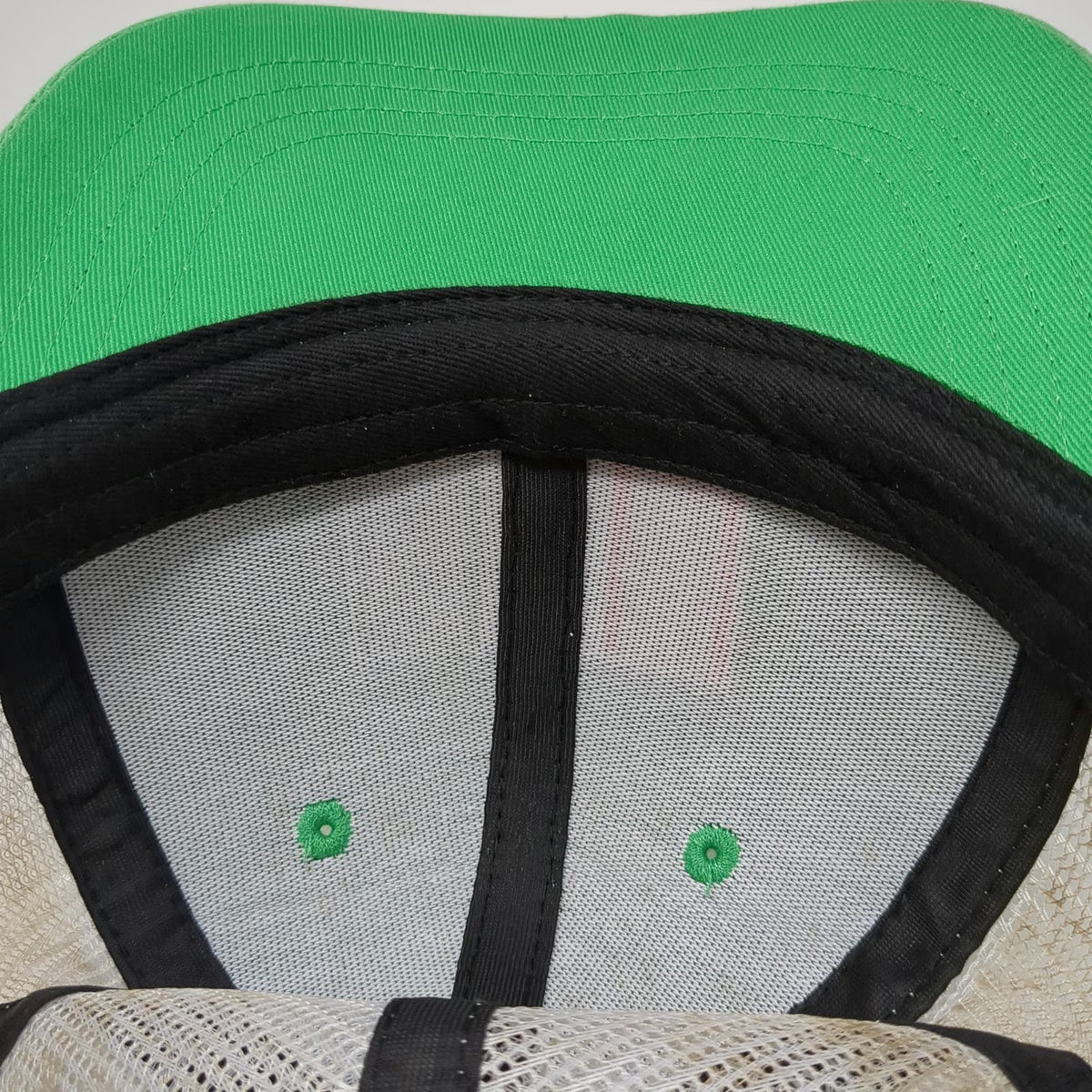 Green Trucker Hat One Size Ireland Flag Embroidered Mesh Back Snapback Cap