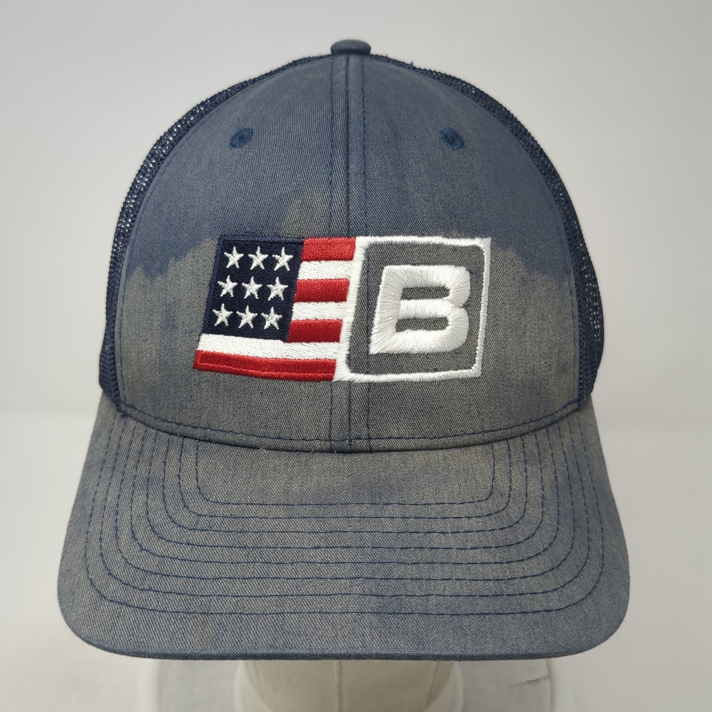 USA Flag Bare Performance Nutrition Trucker Hat Black One Size Adjustable