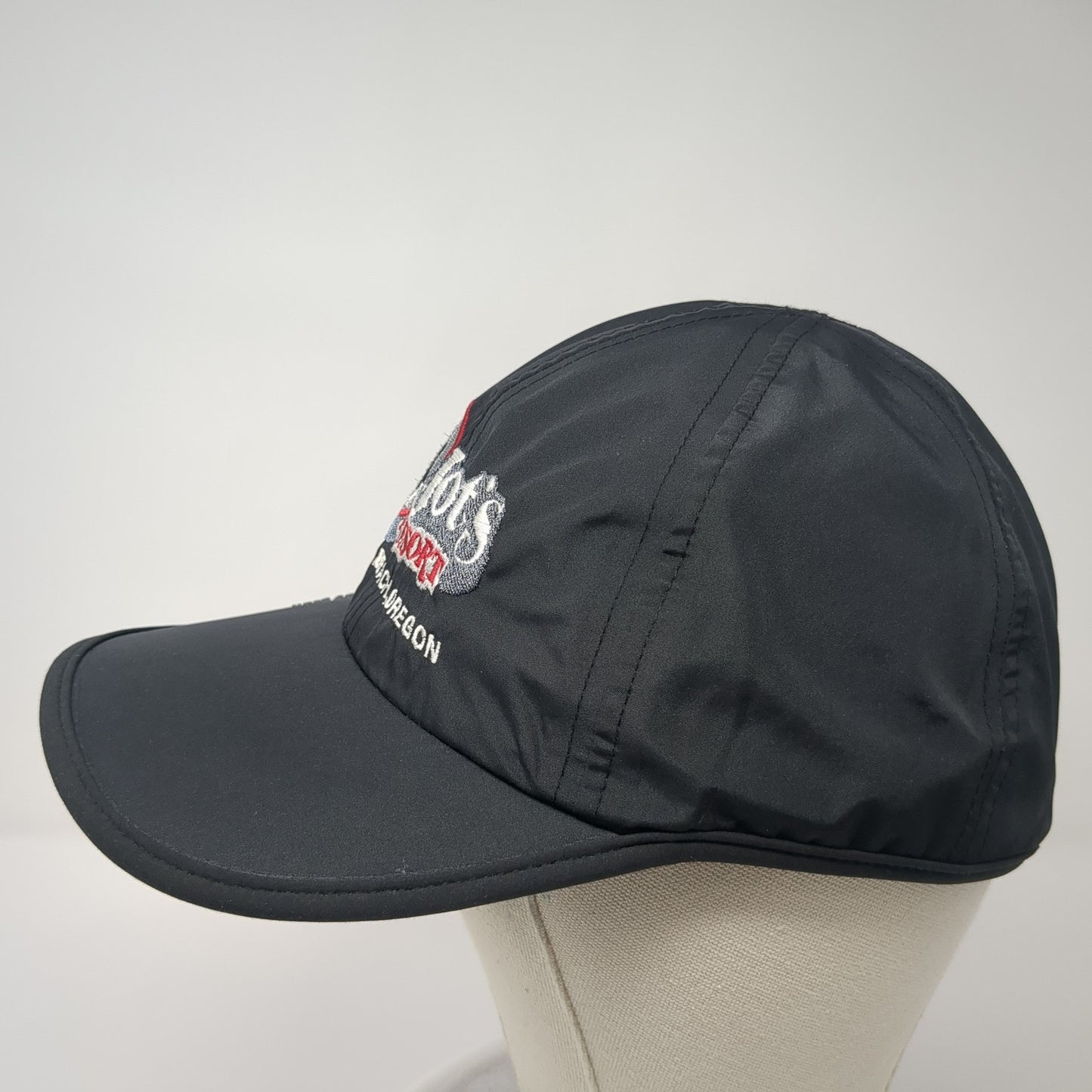 Jot's Resort Gold Beach Oregon Strapback Hat Black One Size Drift Creek