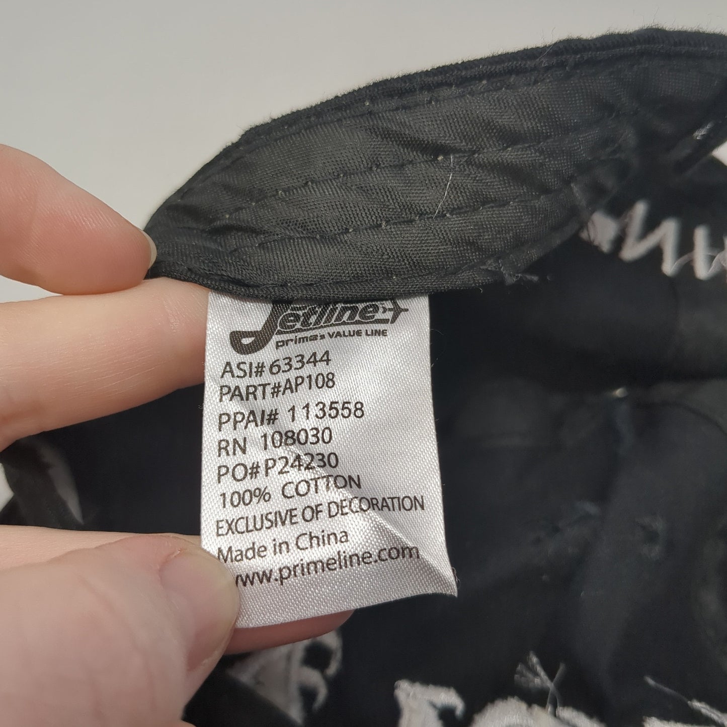 Cola The Nine Strapback Hat Black One Size Adjustable Embroidered