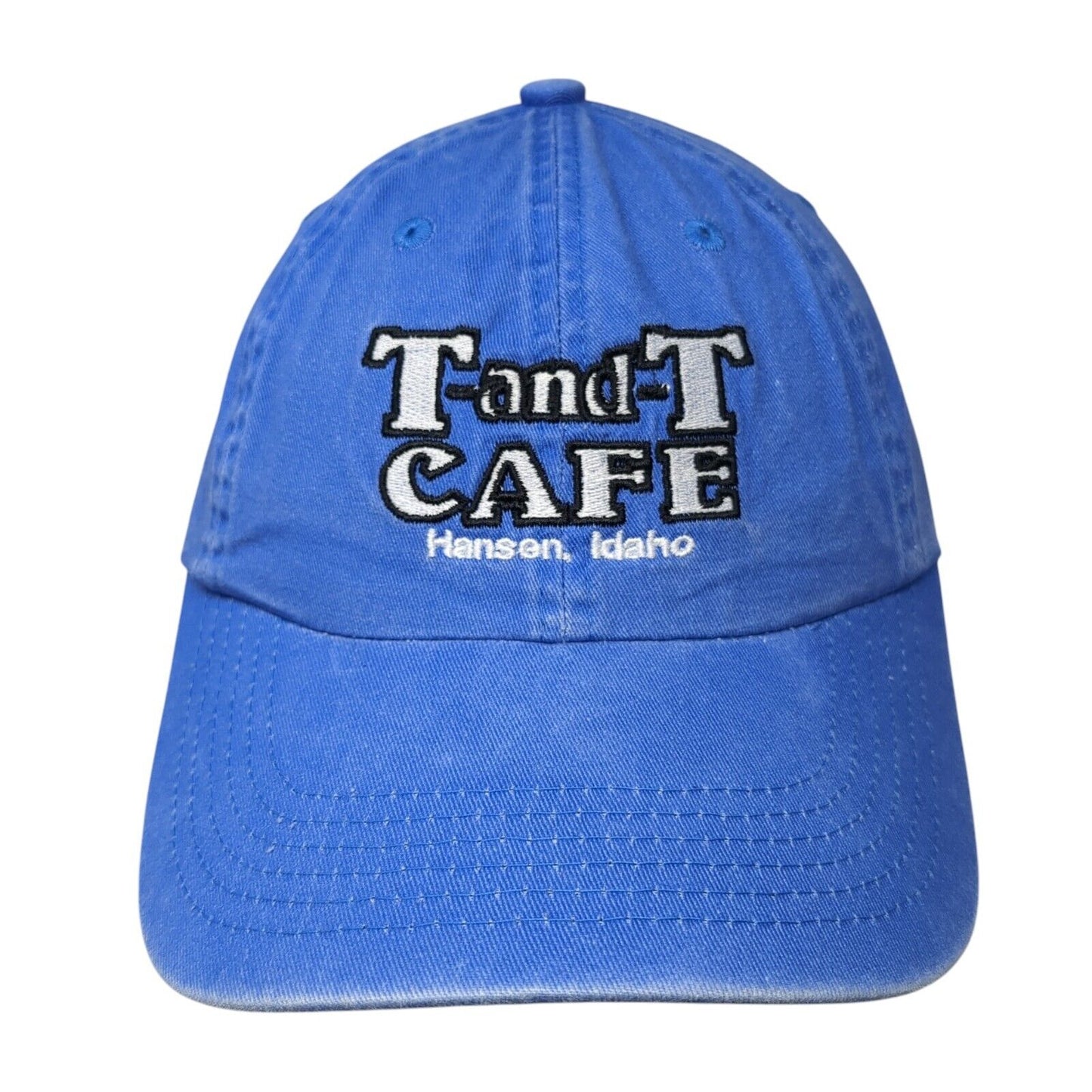 T-and-T Hansen Idaho Slideback Hat Blue OS Adjustable Embroidered Port Authority