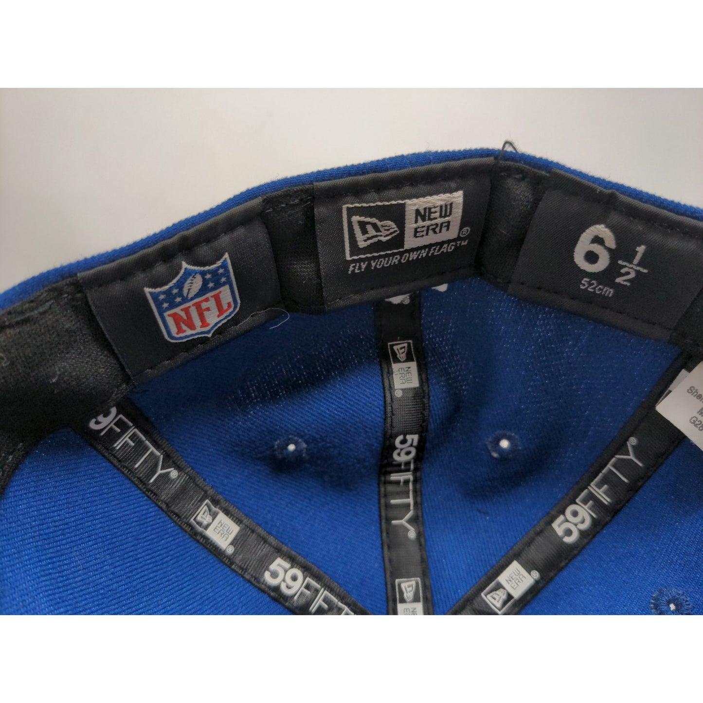 New Era 59Fifty Fitted Hat Size 6 1/2 NFL Football Indianapolis Colts Blue