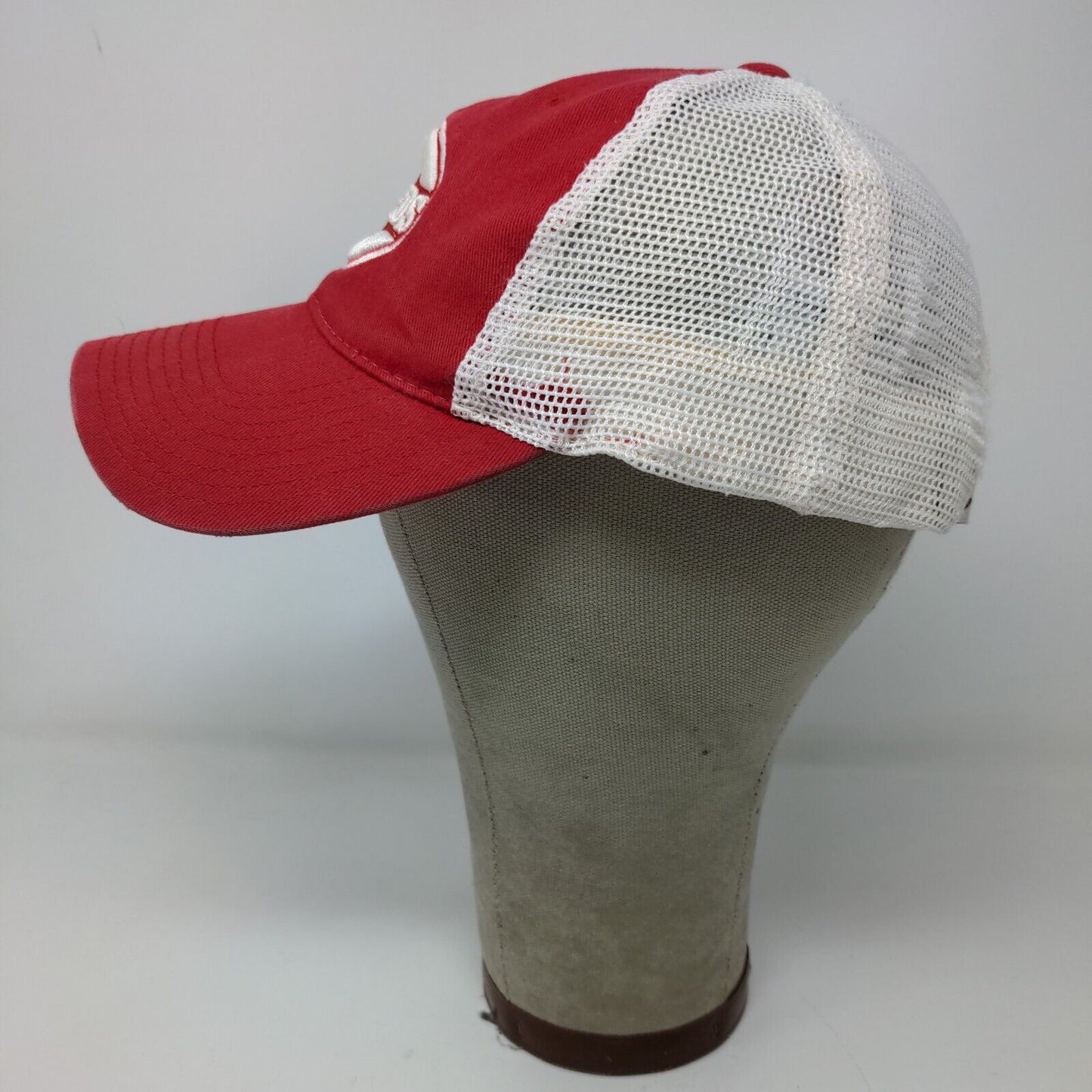 Cooperstown Collection Mens MLB Cincinnati Reds Snapback Meshback Hat Red White