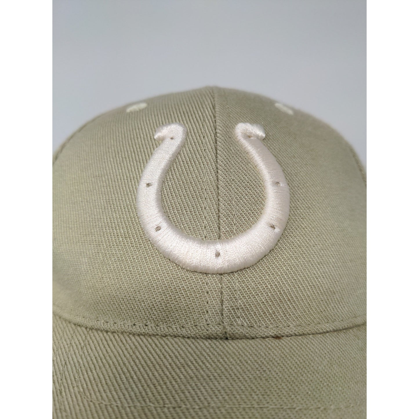 NFL Indianapolis Colts Strapback Hat OSFA Brown Embroidered Horseshoe Logo