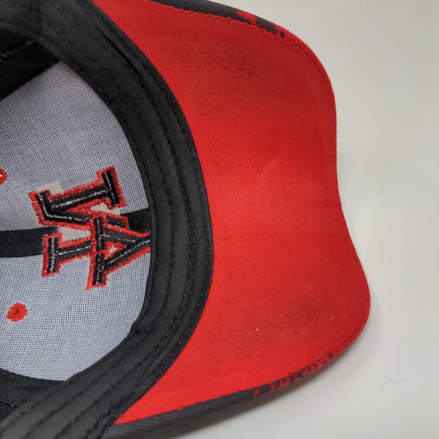 Unbranded Men's Strapback Hat Black Red Embroidered New York Logo