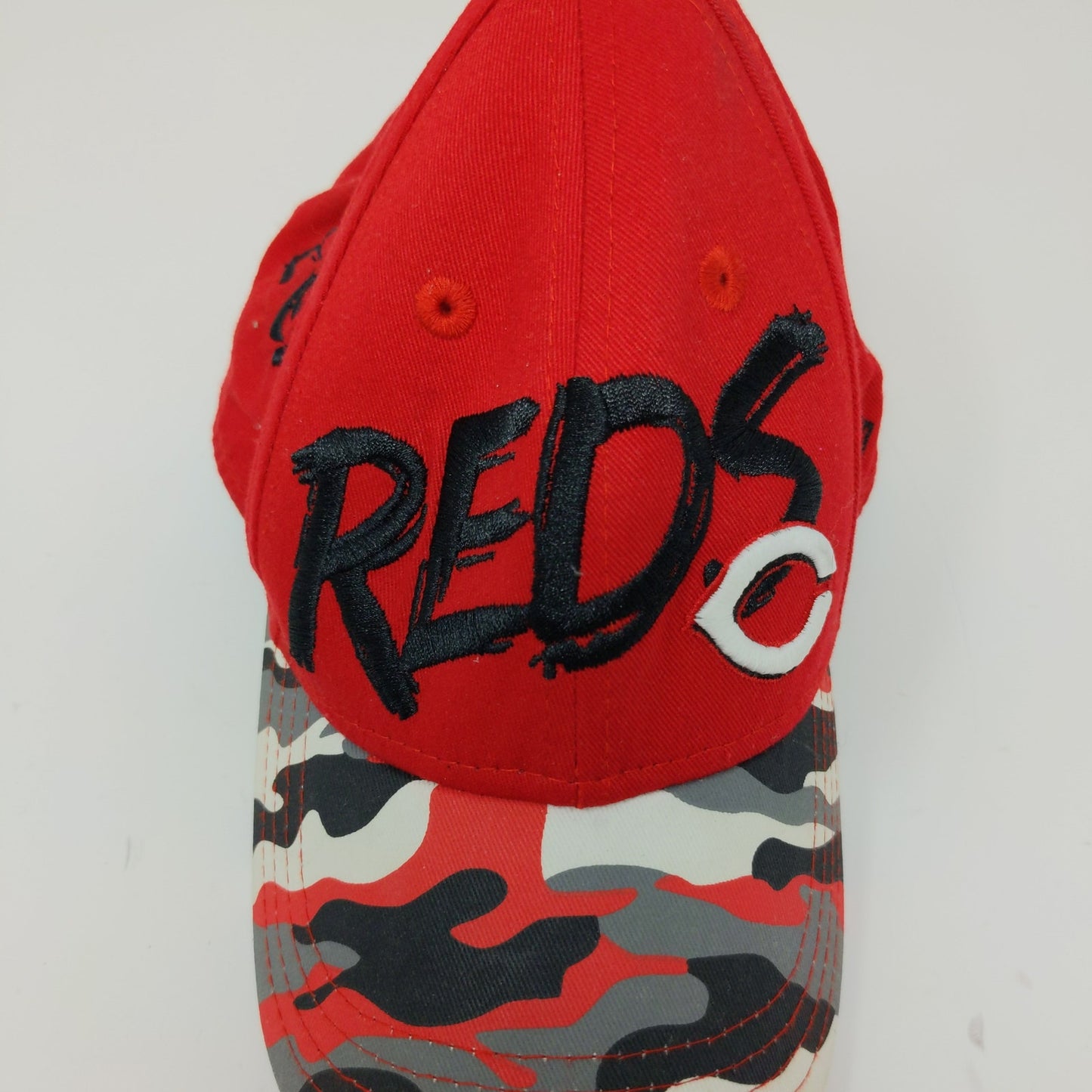 New Era 9Forty Cincinnati Reds Red Camo Snapback Hat Size Child Embroidered Logo