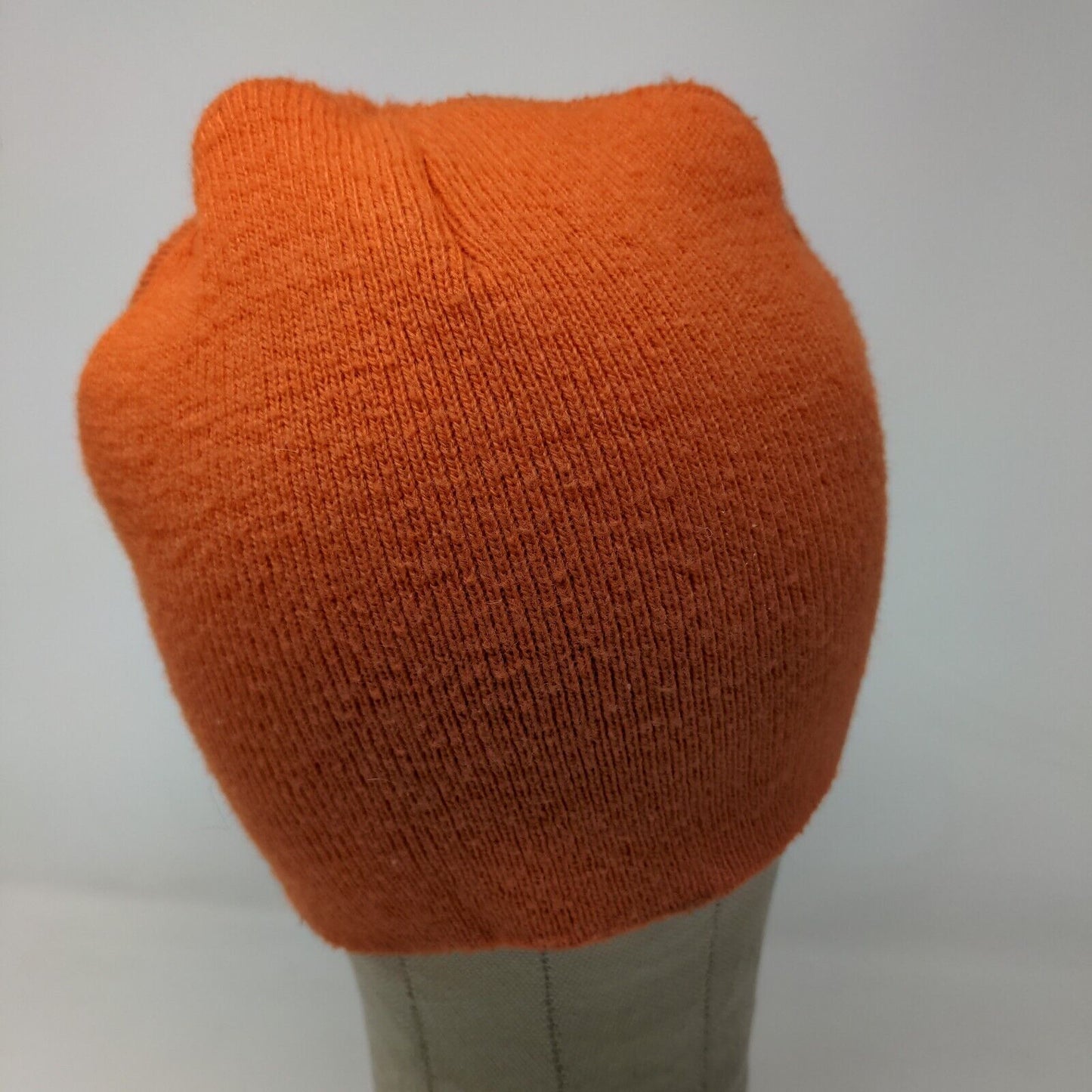 Yupoong Men's Knit Beanie Hat Orange Chicago Bears Embroidered Logo