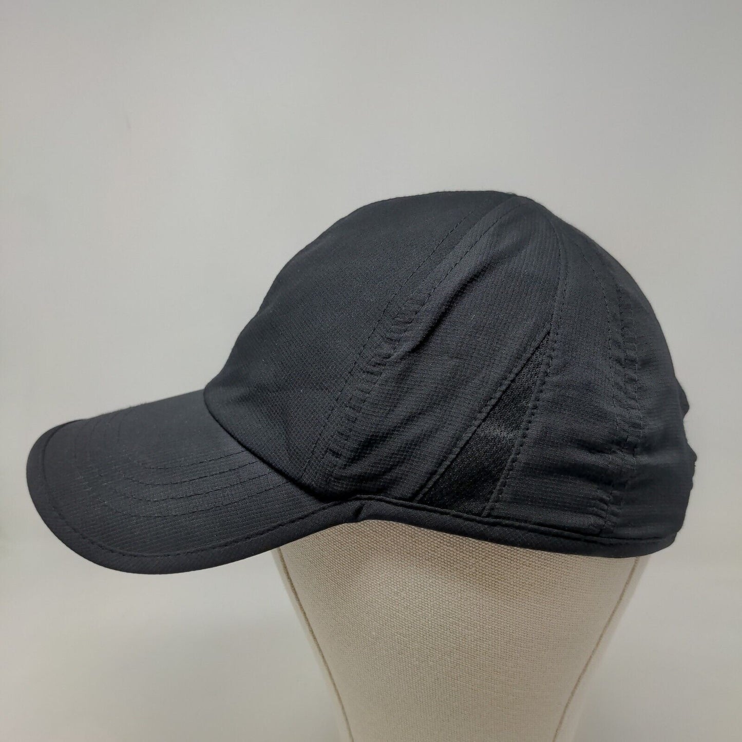 Gaiam Women's Strapback Hat Black Adjustable 100% Polyester 3D Logo