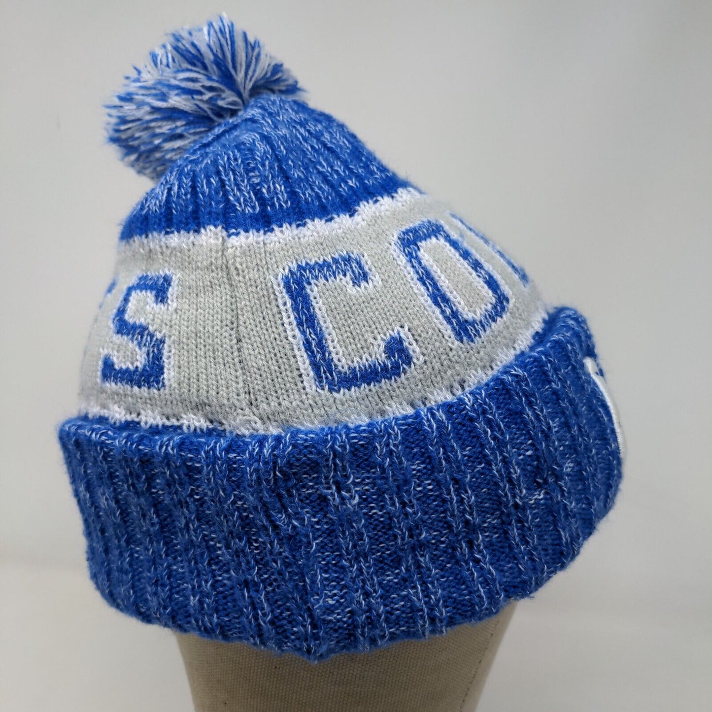 New Era Men's NFL Knit Beanie Hat Cap Indianapolis Colts Embroidered Logo Blue