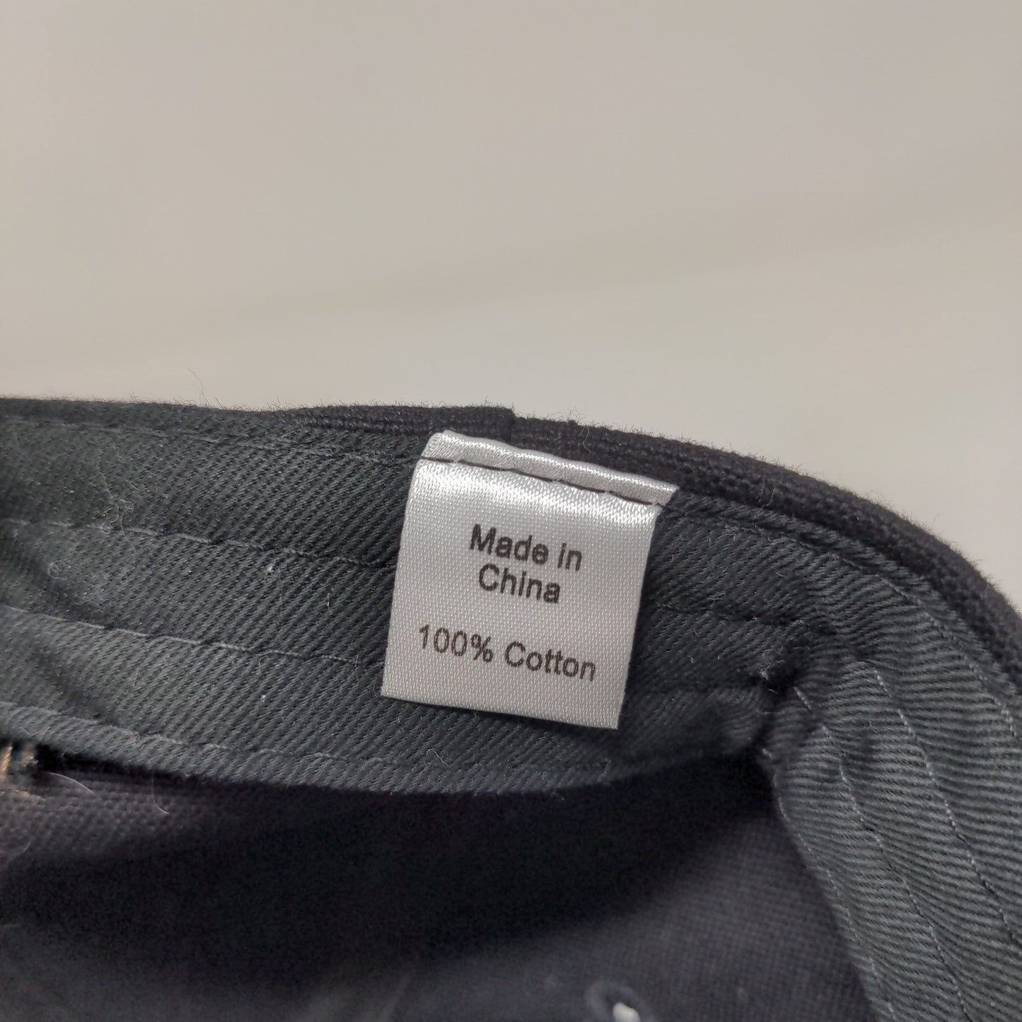 Mobil Delvac Slideback Hat OSFM Black Embroidered Spell Out Logo