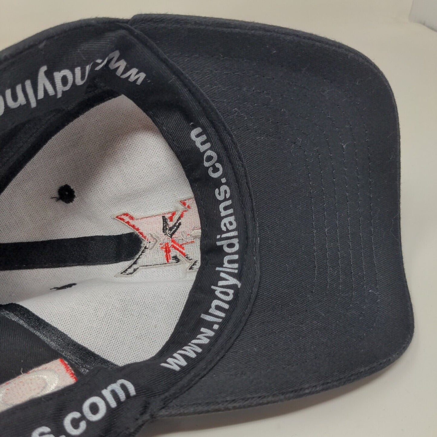 Indianapolis Indians Men's Snapback Hat Black OSFA Embroidered Logo