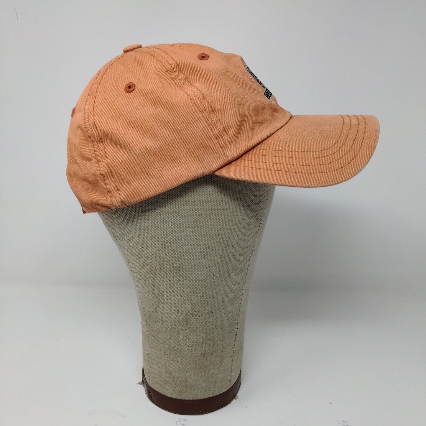 Clustere Spires Golf Club Orange Hat Cap Adjustable Strap Back Embroidered