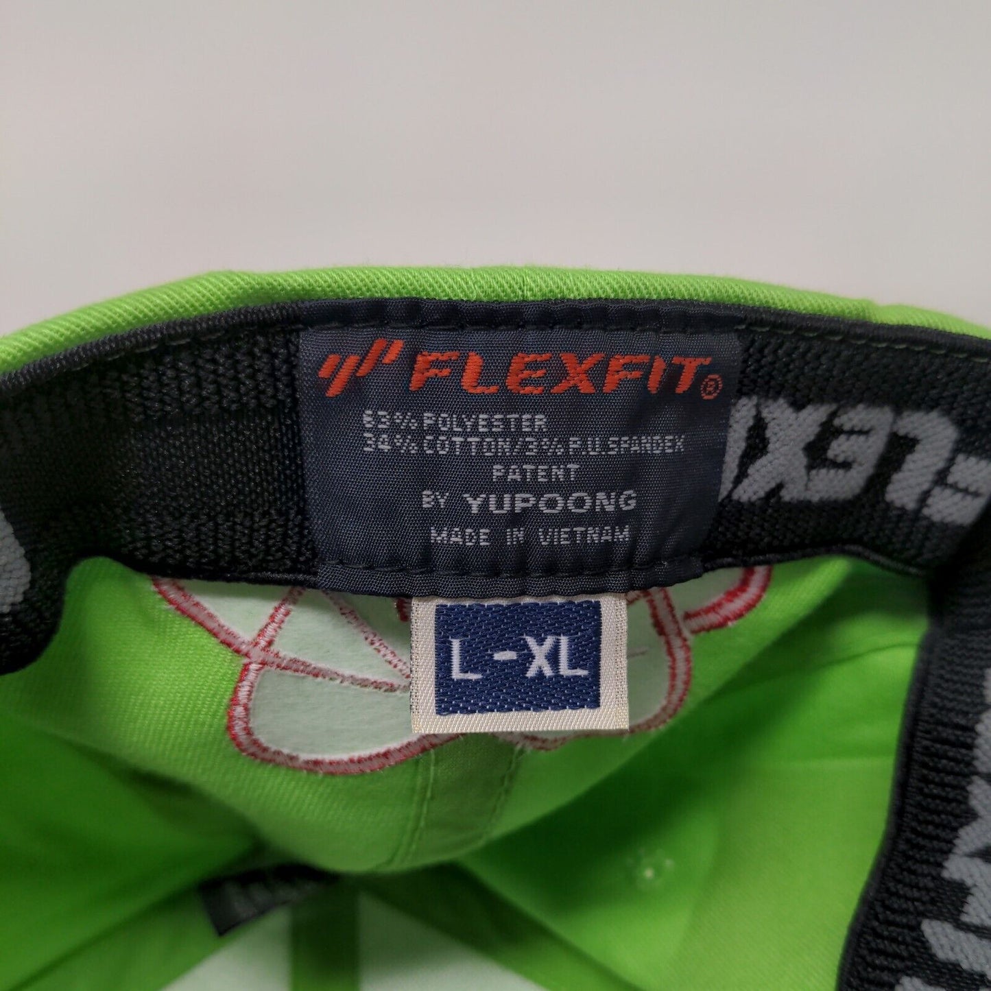 Hangsterfers Metalworking Lubricants Baseball Cap Embroidered Green Flexfit L/XL