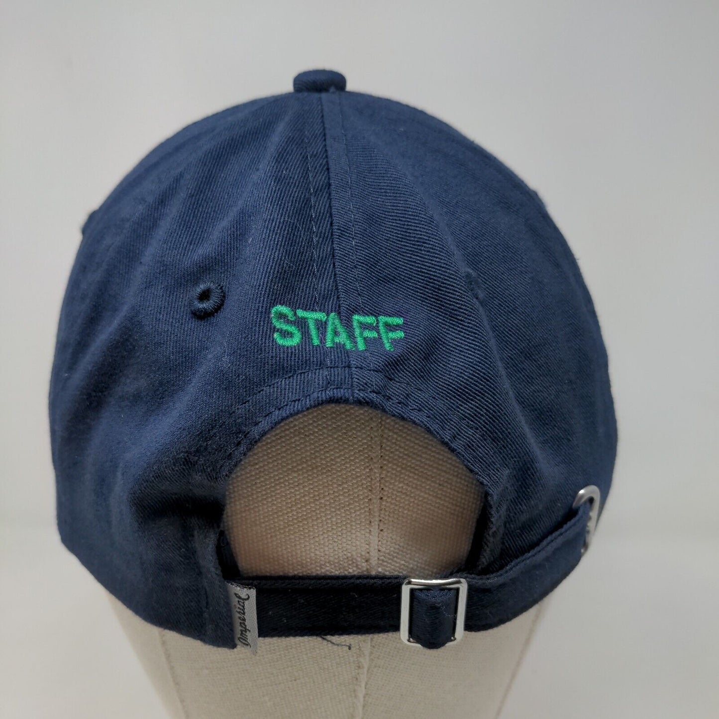 Imperial Men's Slideback Hat Blue OSFA Embroidered Baker Hill Golf Staff Logo