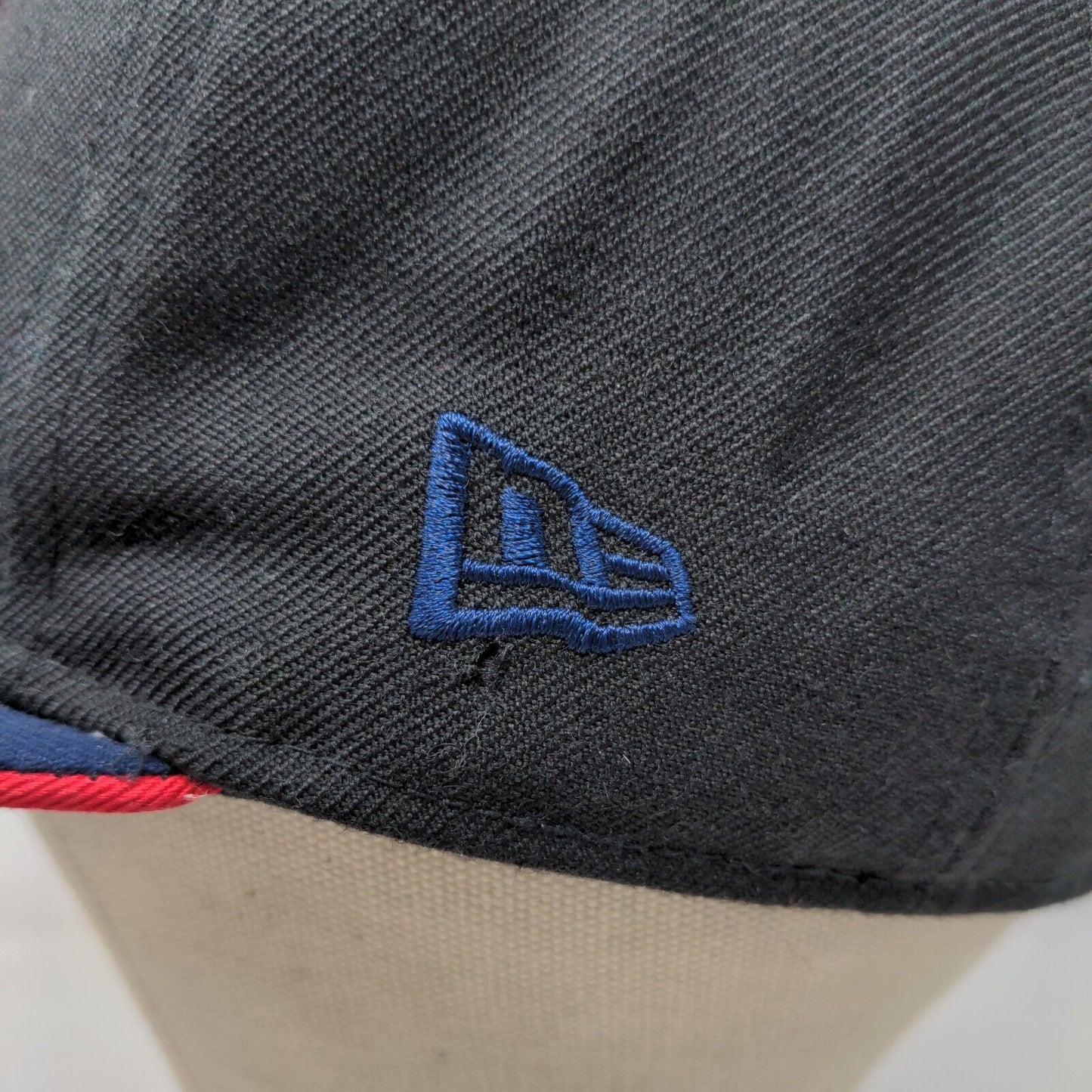 New Era Men's Snapback Hat Black Blue OSFM Cooperstown Collection Boston Red Sox