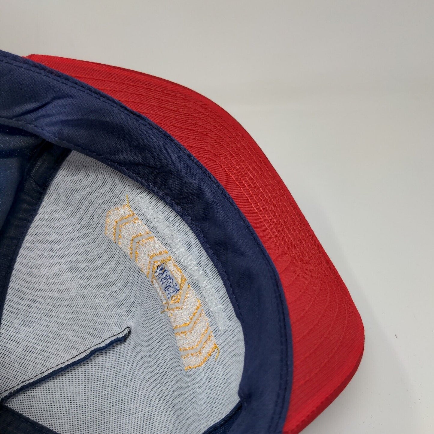NAPA Safe Driving Award Snapback Hat Blue Red Adjustable Vintage Made USA
