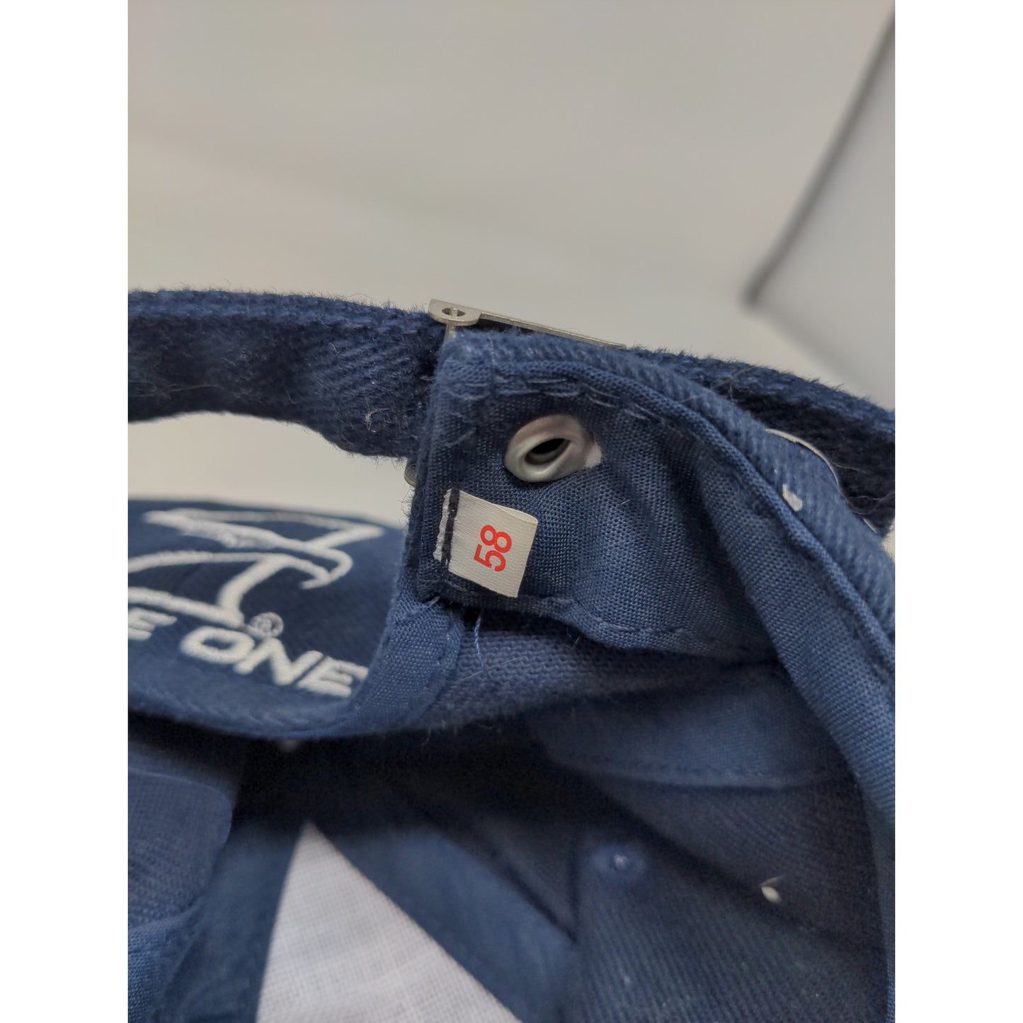 Vintage 2005 47th Daytona 500 Slideback Hat Adjustable Blue Embroidered Logo