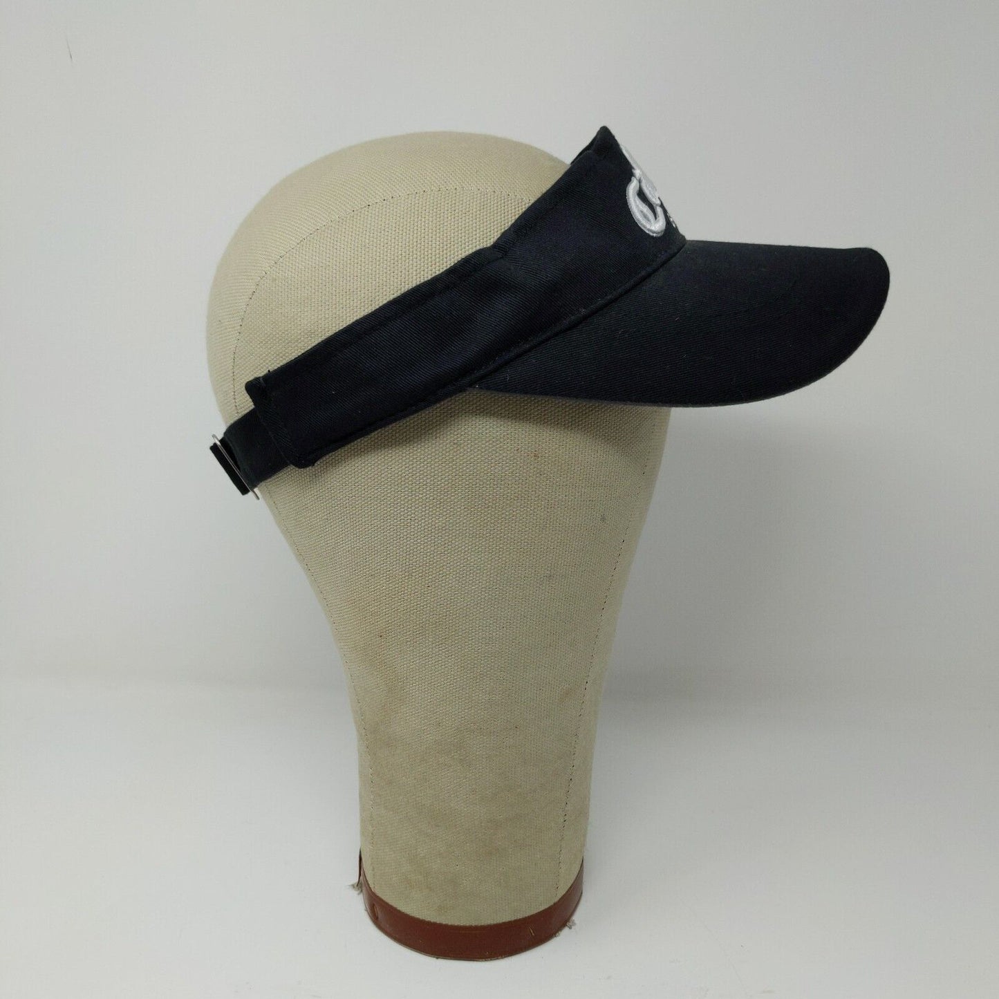 Callaway Golf Visor Black / White Letters Adjustable Embroidered Logo