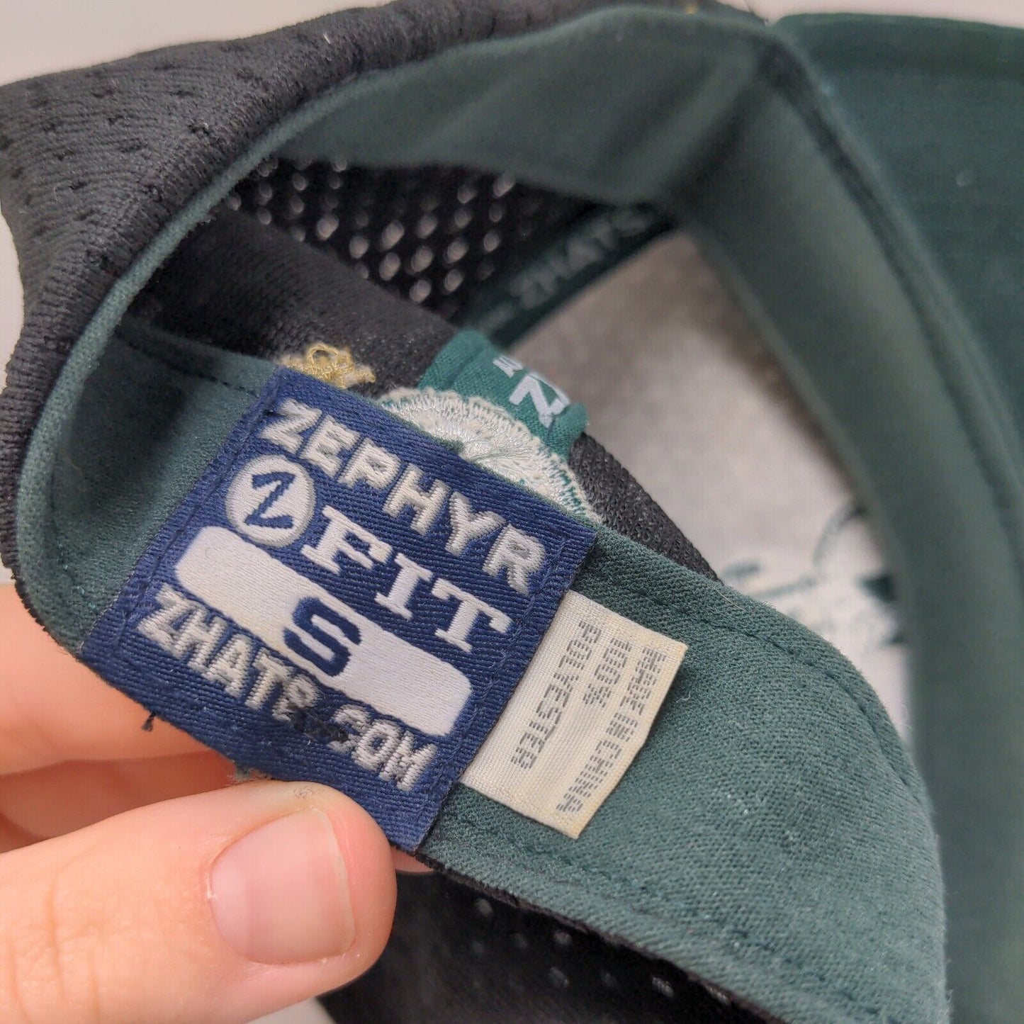 Zephyr Men's Z Fit Danville Dans Prospect League Hat Black Green Small
