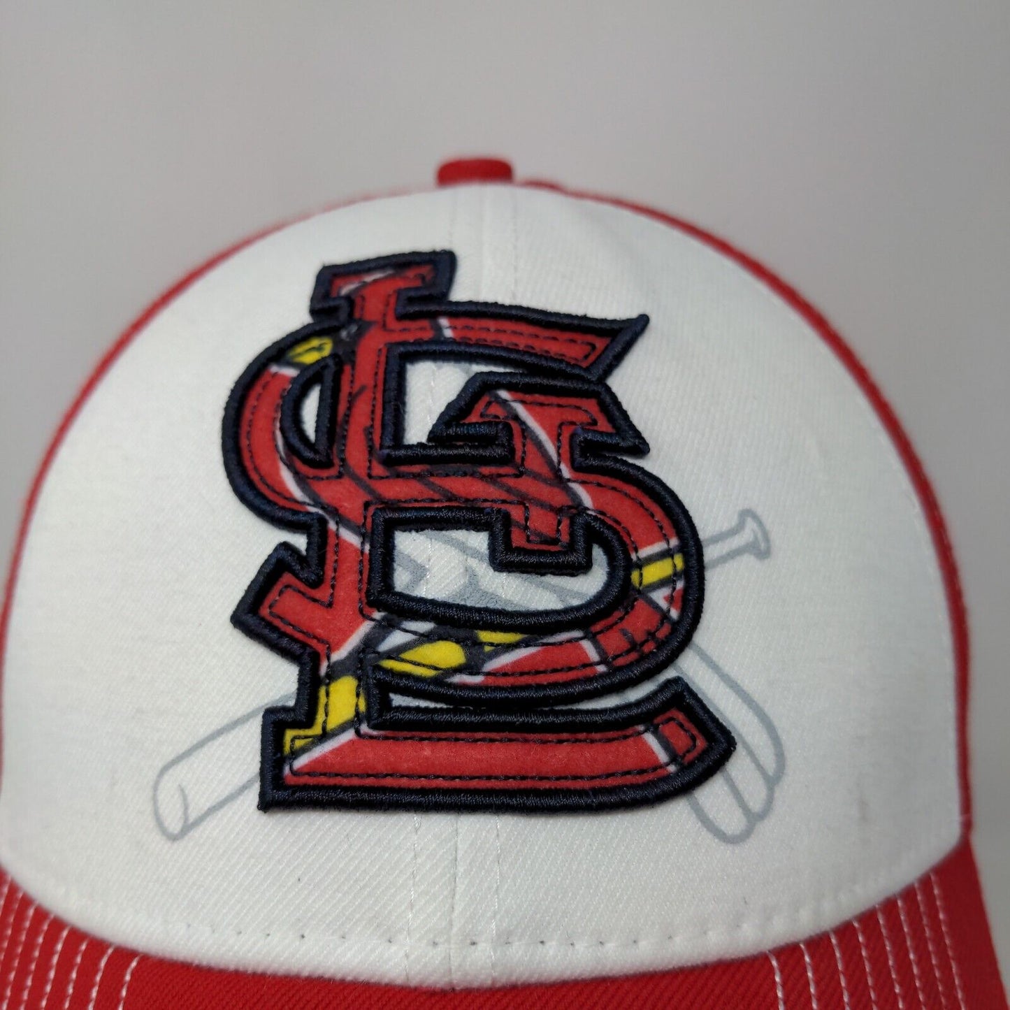 New Era 39Thirty Men's MLB St. Louis Cardinals Hat Red White Size M/L John Cole
