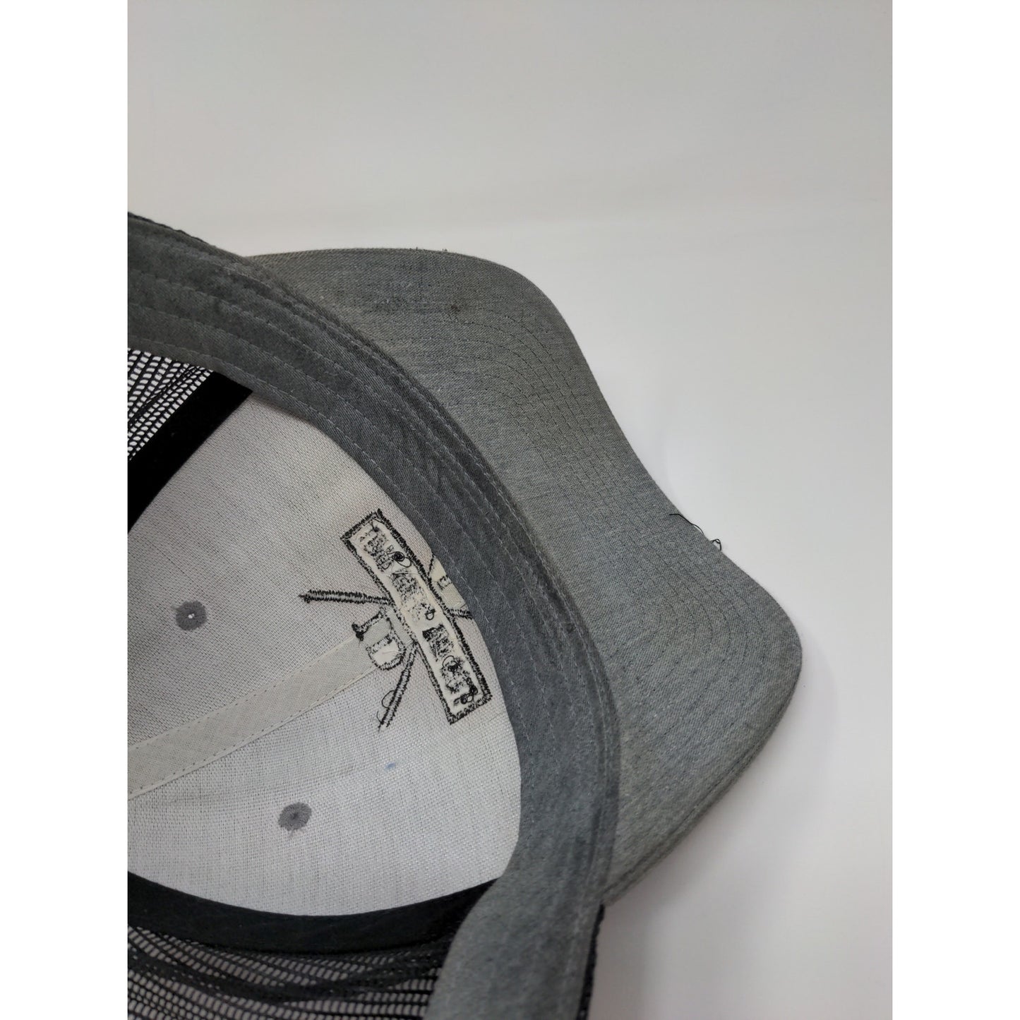 Idaho Golf Mesh Back Snapback Hat Love Where You Golf Gray Embroidered