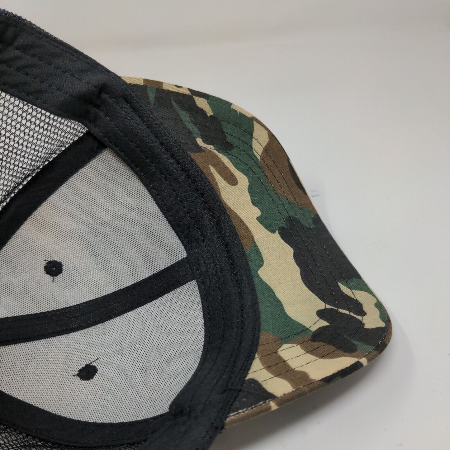 Diesel Power Mens Snapback Camo Patriotic Hat Black Meshback Patch Flag Logo