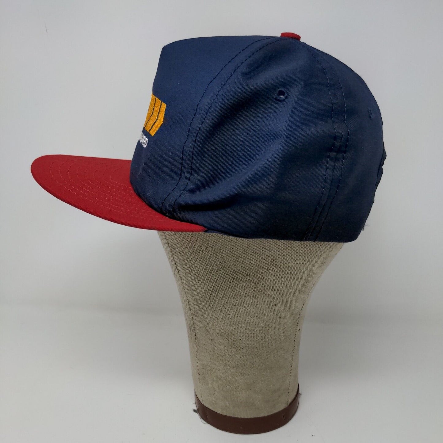 NAPA Safe Driving Award Snapback Hat Blue Red Adjustable Vintage Made USA