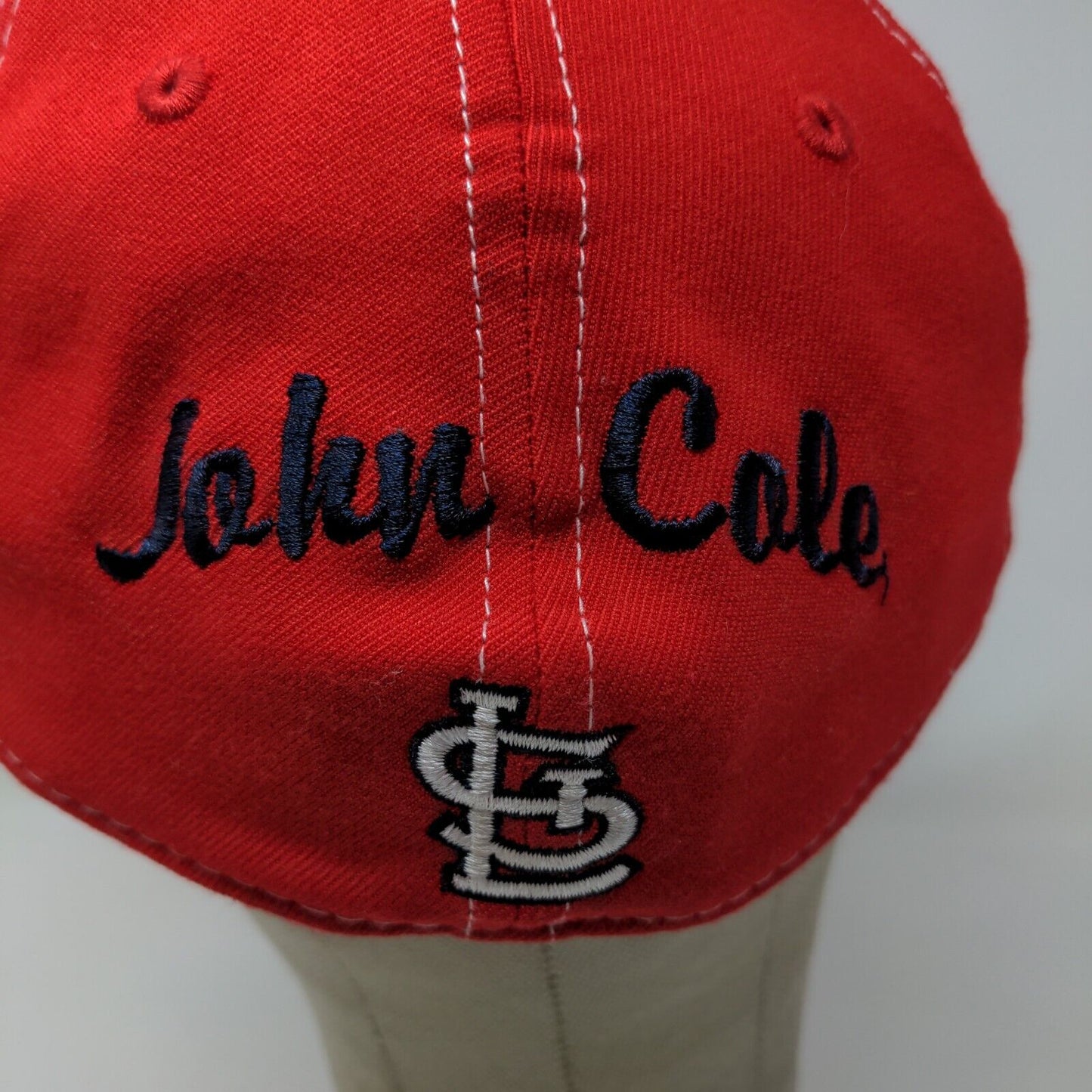 New Era 39Thirty Men's MLB St. Louis Cardinals Hat Red White Size M/L John Cole