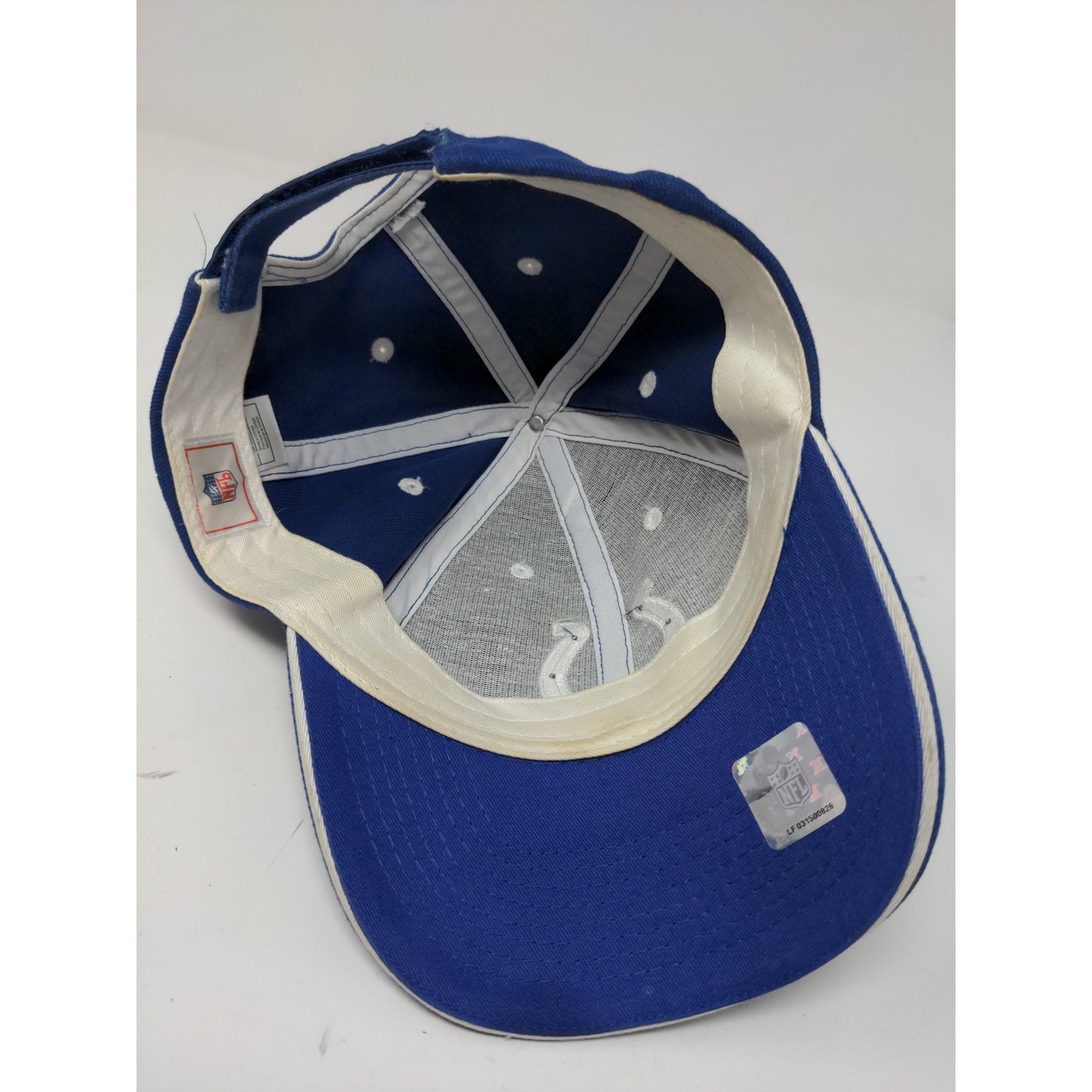 NFL Indianapolis Colts Strapback Hat OSFA Blue Embroidered Horseshoe Logo