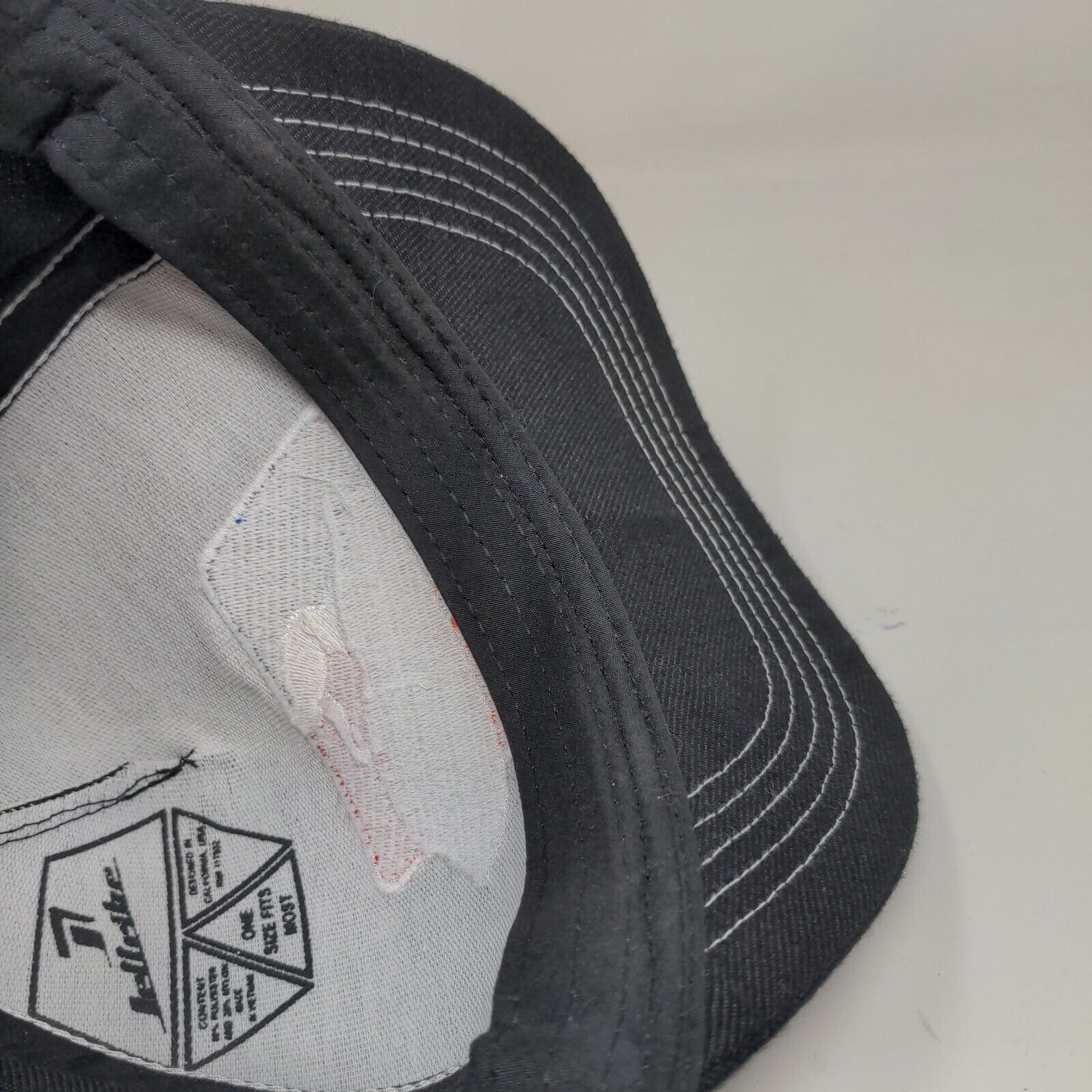 Jet Tribe Men's Snapback Hat Black Adjustable Embroidered Logo