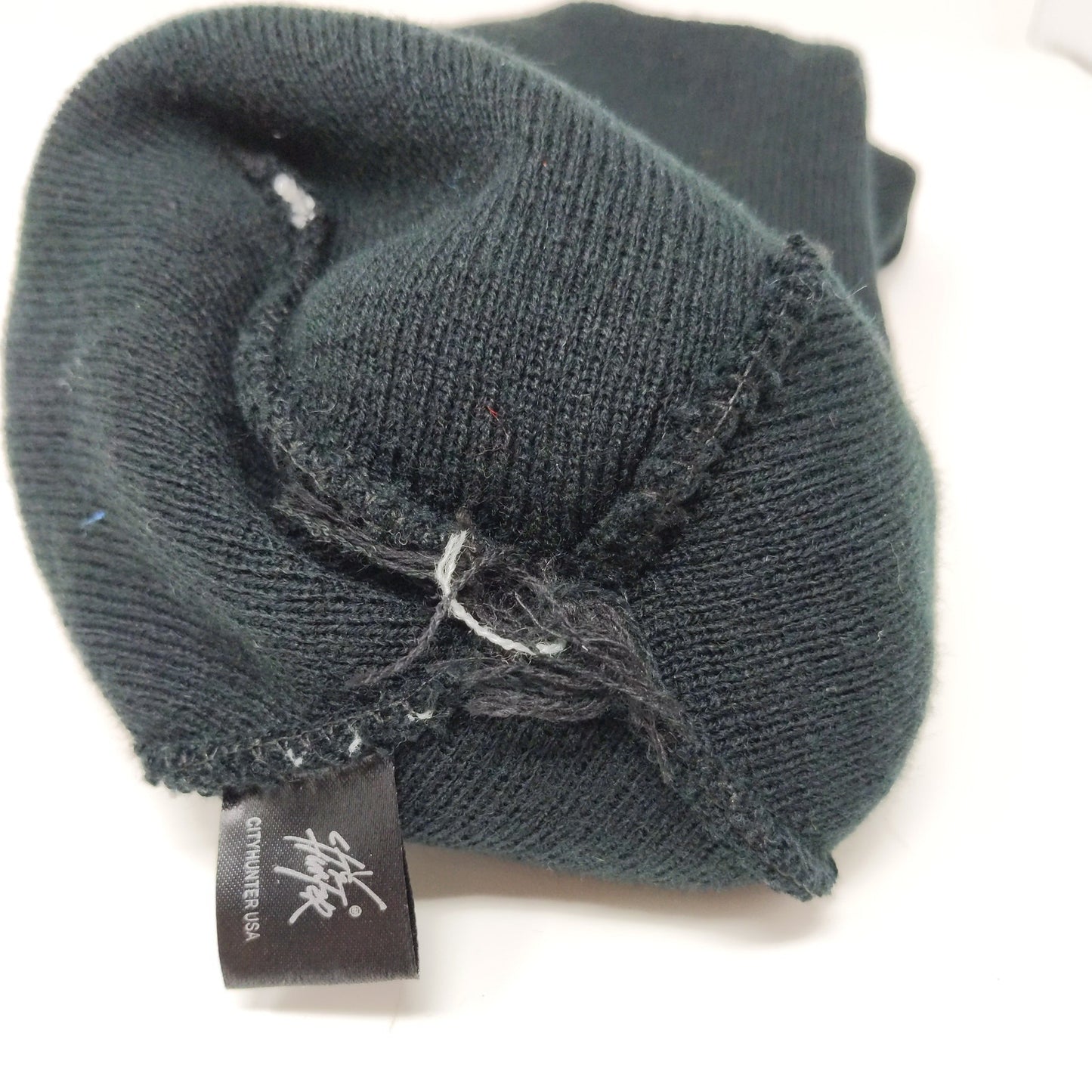 City Hunters Penn State Nittany Lions Beanie Hat Gray Black Pom Pom Embroidered