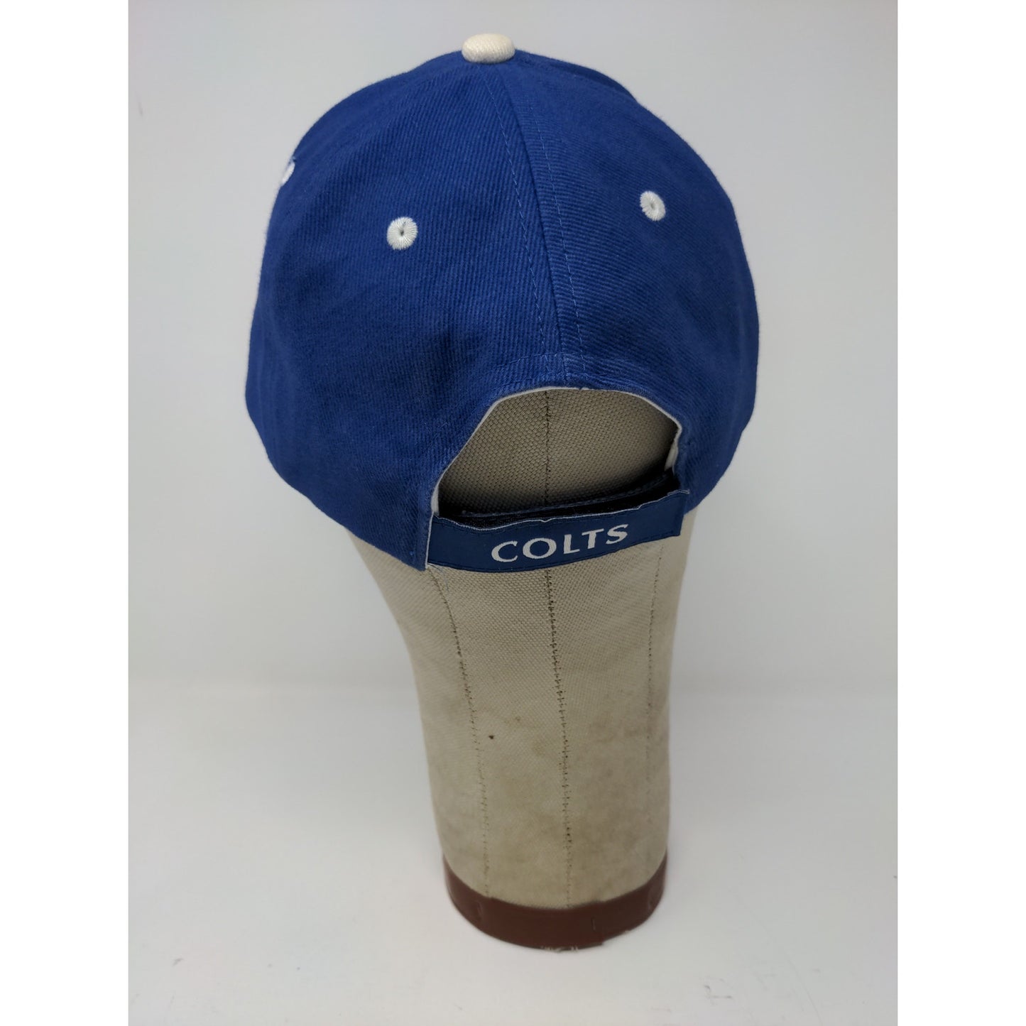 NFL Indianapolis Colts Strapback Hat OSFA Blue Embroidered Horseshoe Logo