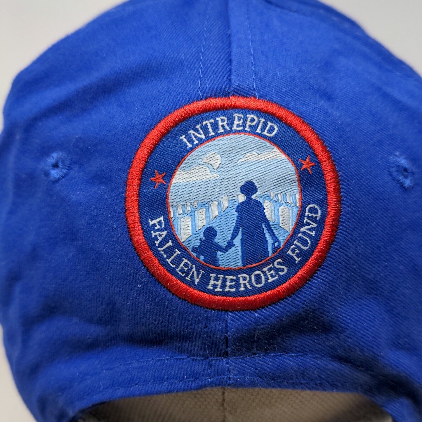 Napa Racing Men's Strapback Hat Blue OSFM Embroidered Logo Fallen Heroes Fund