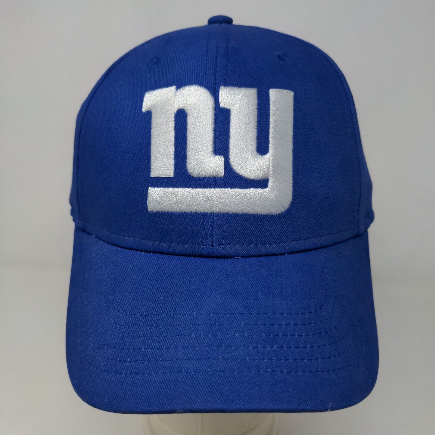NFL Team Apparel Men's Strapback Hat Blue Size OSFA Embroidered New York Giants