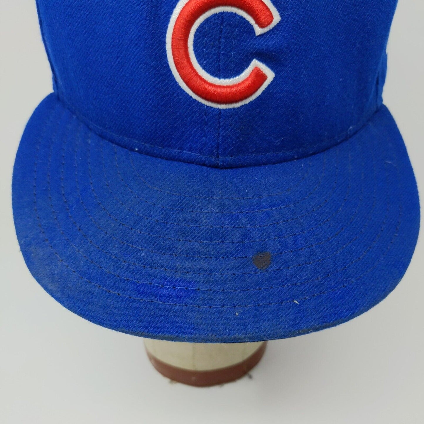 MLB Chicago Cubs New Era 59Fifty MLB Fitted Baseball Cap Size 7 7/8 Embroidered