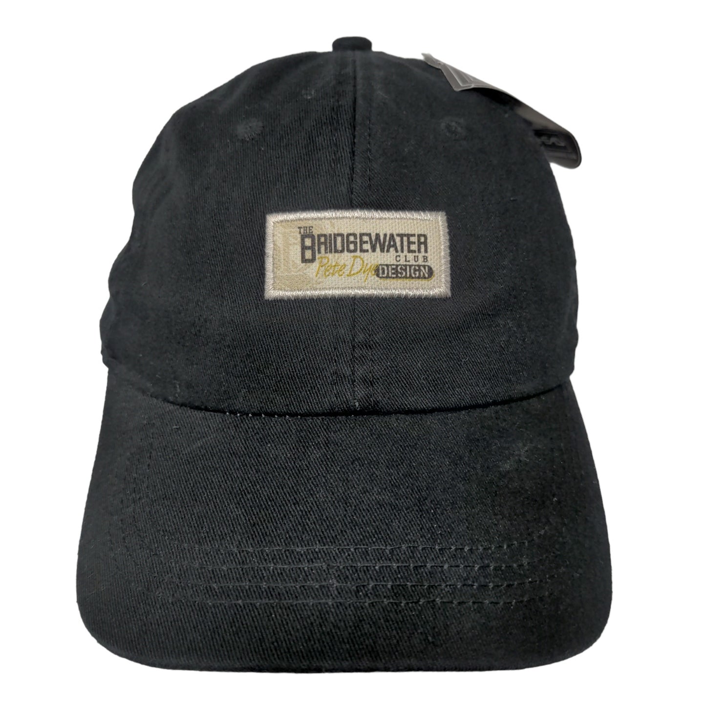 Bridgewater Golf Club Strapback Hat Black Adjustable Embroidered Logo