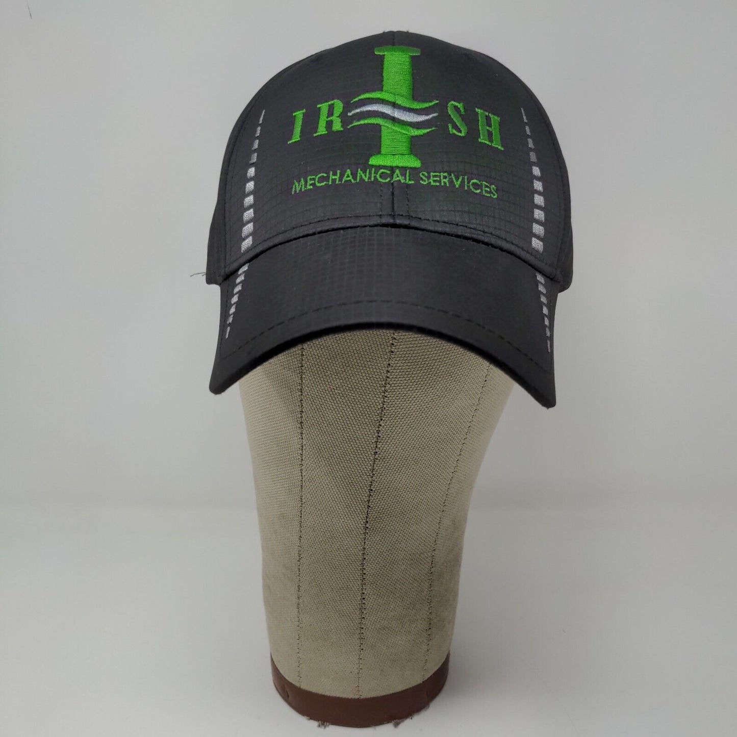 Cap America Golf Irish Mechanical Services Strapback Hat Black Adjustable