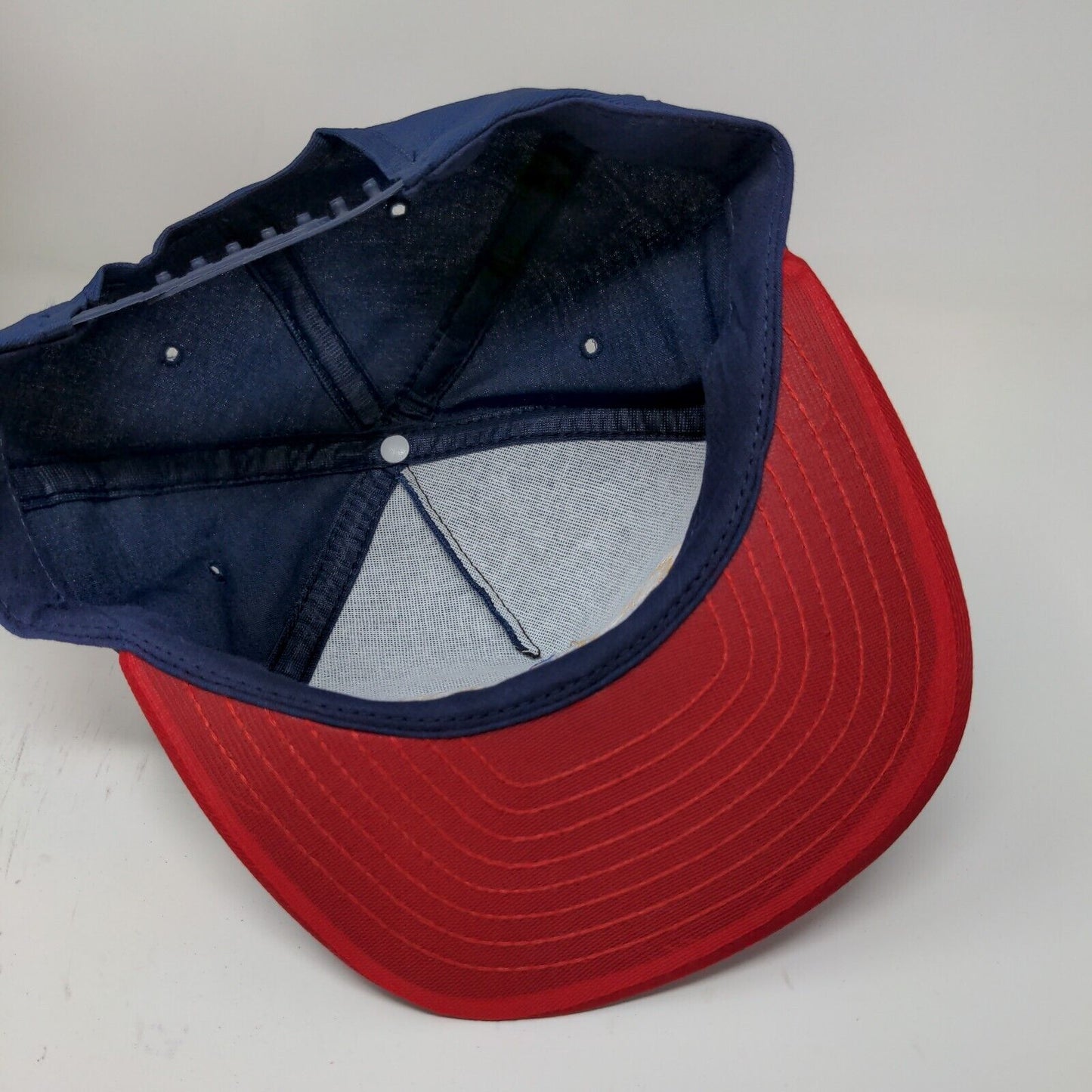 NAPA Safe Driving Award Snapback Hat Blue Red Adjustable Vintage Made USA
