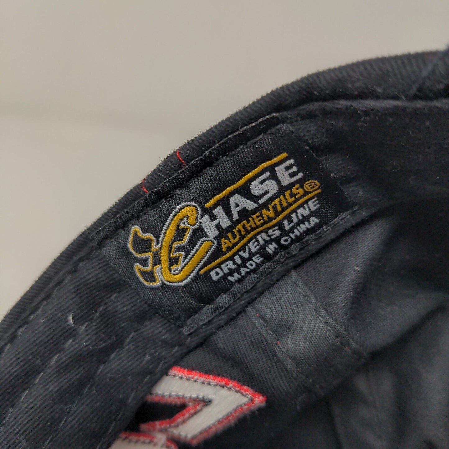 Chase Authentics Men's Strapback Hat Black Kurt Busch Rubbermaid Racing Cap