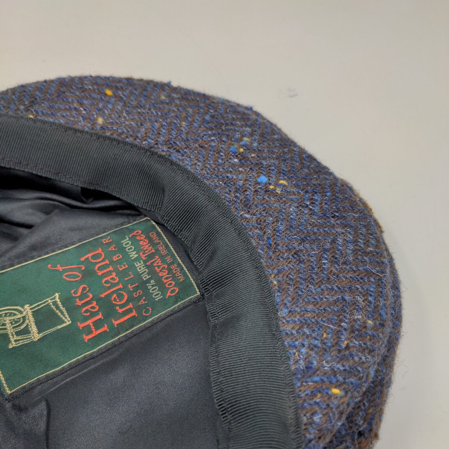 Hats of Ireland Castlebar Men's Donegal Tweed Hat 6 1 100% Wool Size 6 7/8