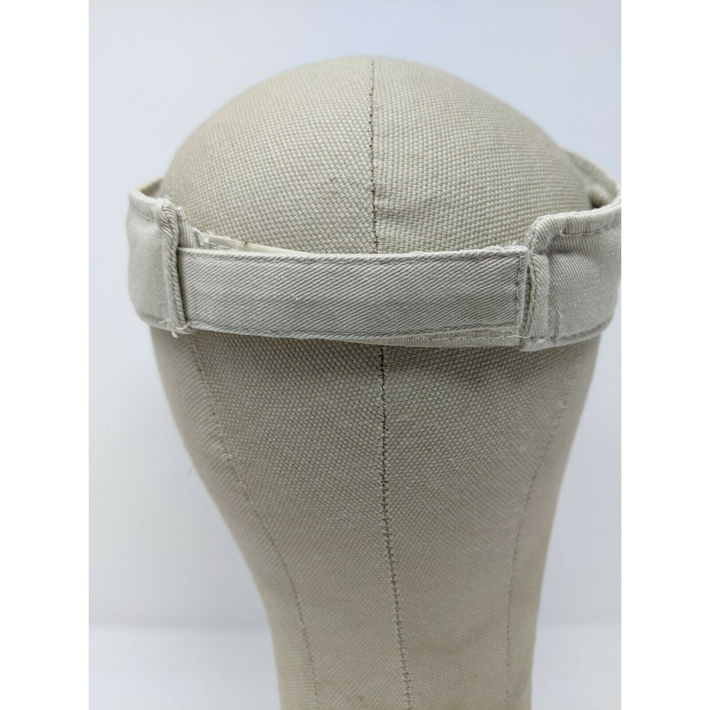 Brickyard Crossing Golf Visor Strapback White/Beige OSFM Embroidered Logo
